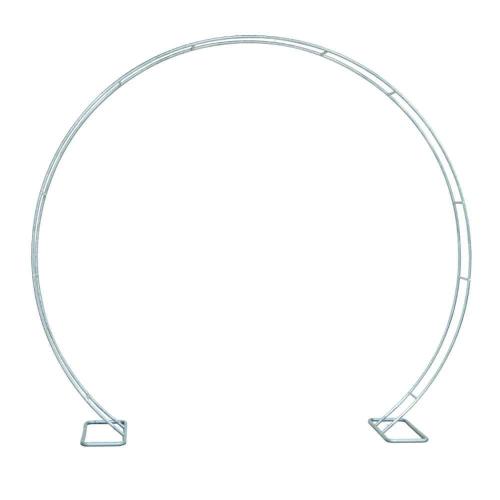 Traubogen aus Metall, Farbe weiß, Durchmesser 230 cm