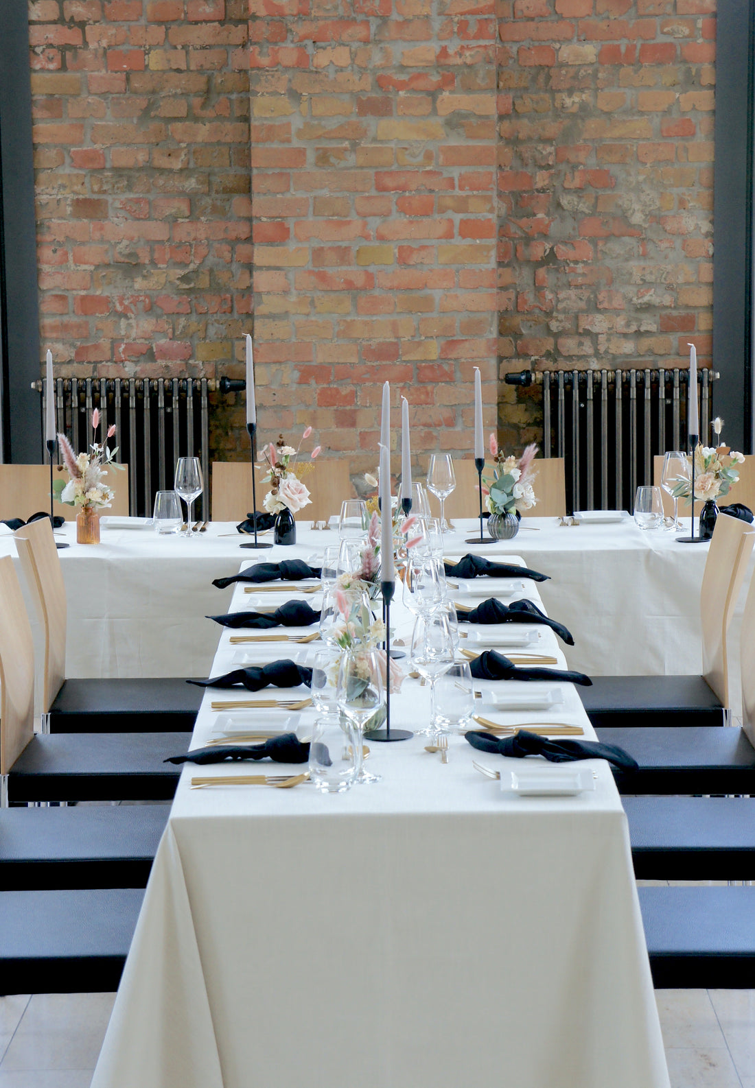 Tischdecke aus Baumwolle, Farbe Sahara Light