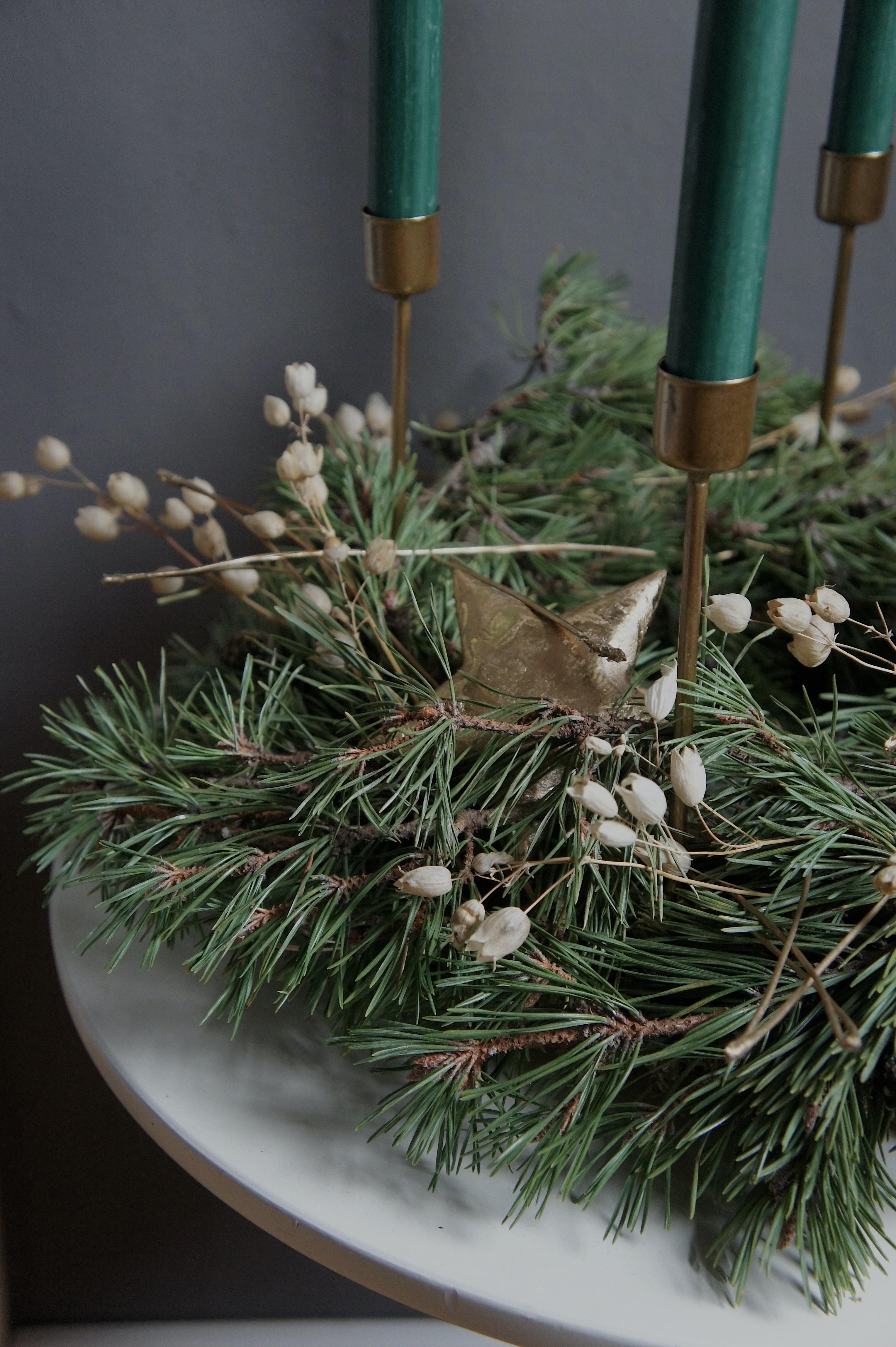 Adventworkshop am 30.11 + 01.12.2023 von 18-21.00 uhr, Adventskranz Bergkiefer