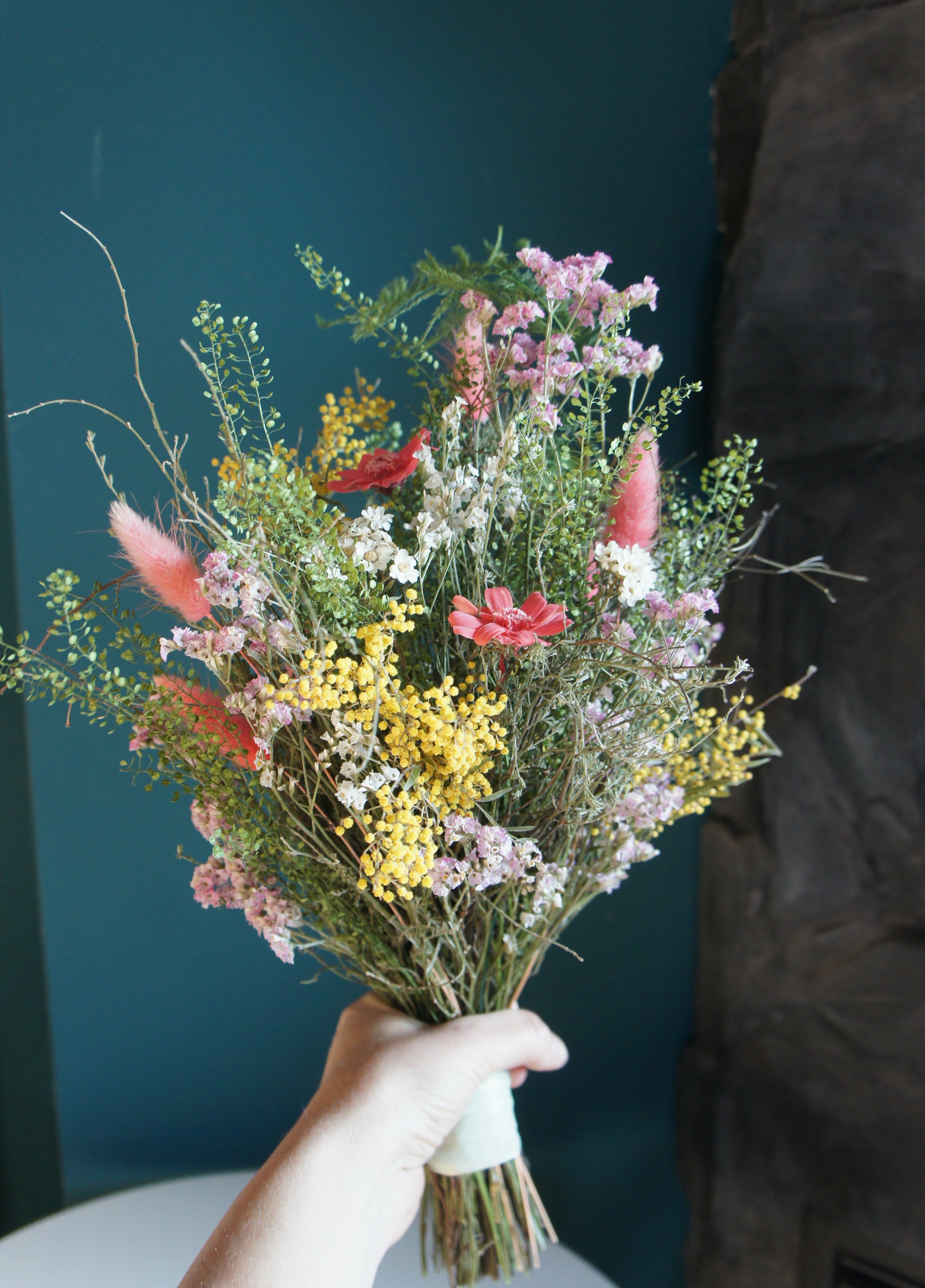 SOMMERGARTEN Trockenblumen / Dried flowers, Stabilisierte Zinnien / Infinity Flowers, Hochzeit / Wedding