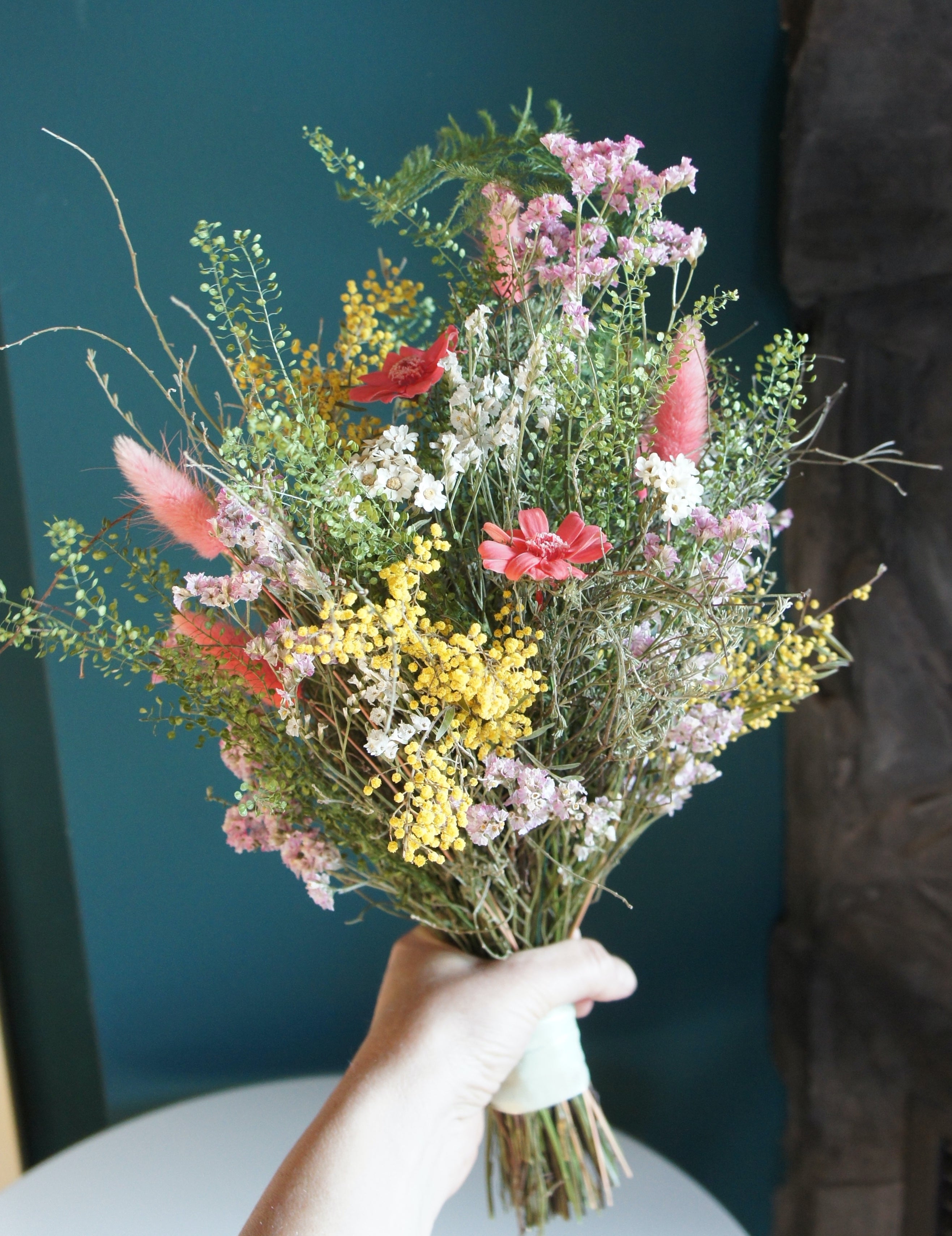 SOMMERGARTEN Trockenblumen / Dried flowers, Stabilisierte Zinnien / Infinity Flowers, Hochzeit / Wedding
