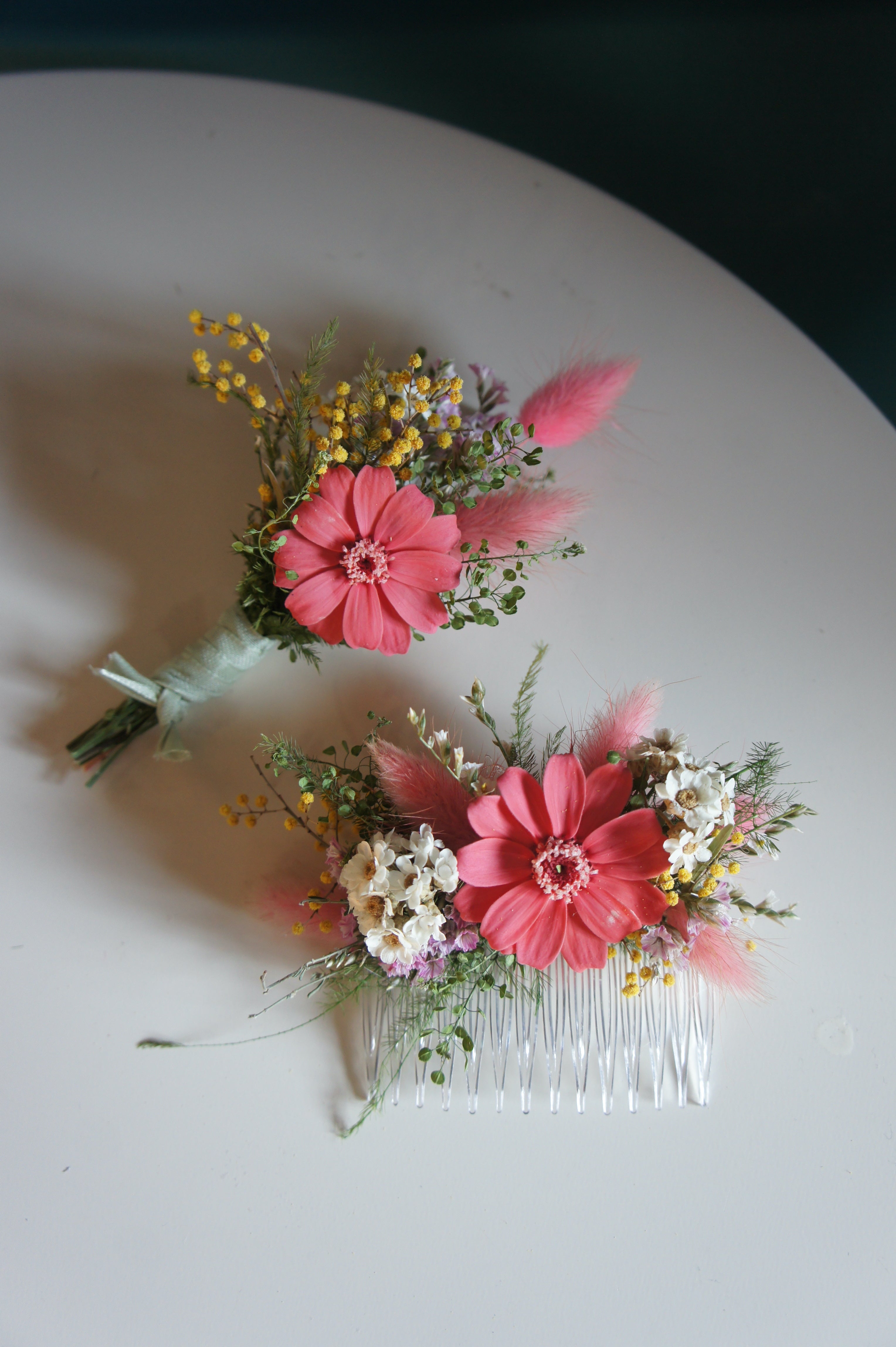 SOMMERGARTEN Trockenblumen / Dried flowers, Stabilisierte Zinnien / Infinity Flowers, Hochzeit / Wedding