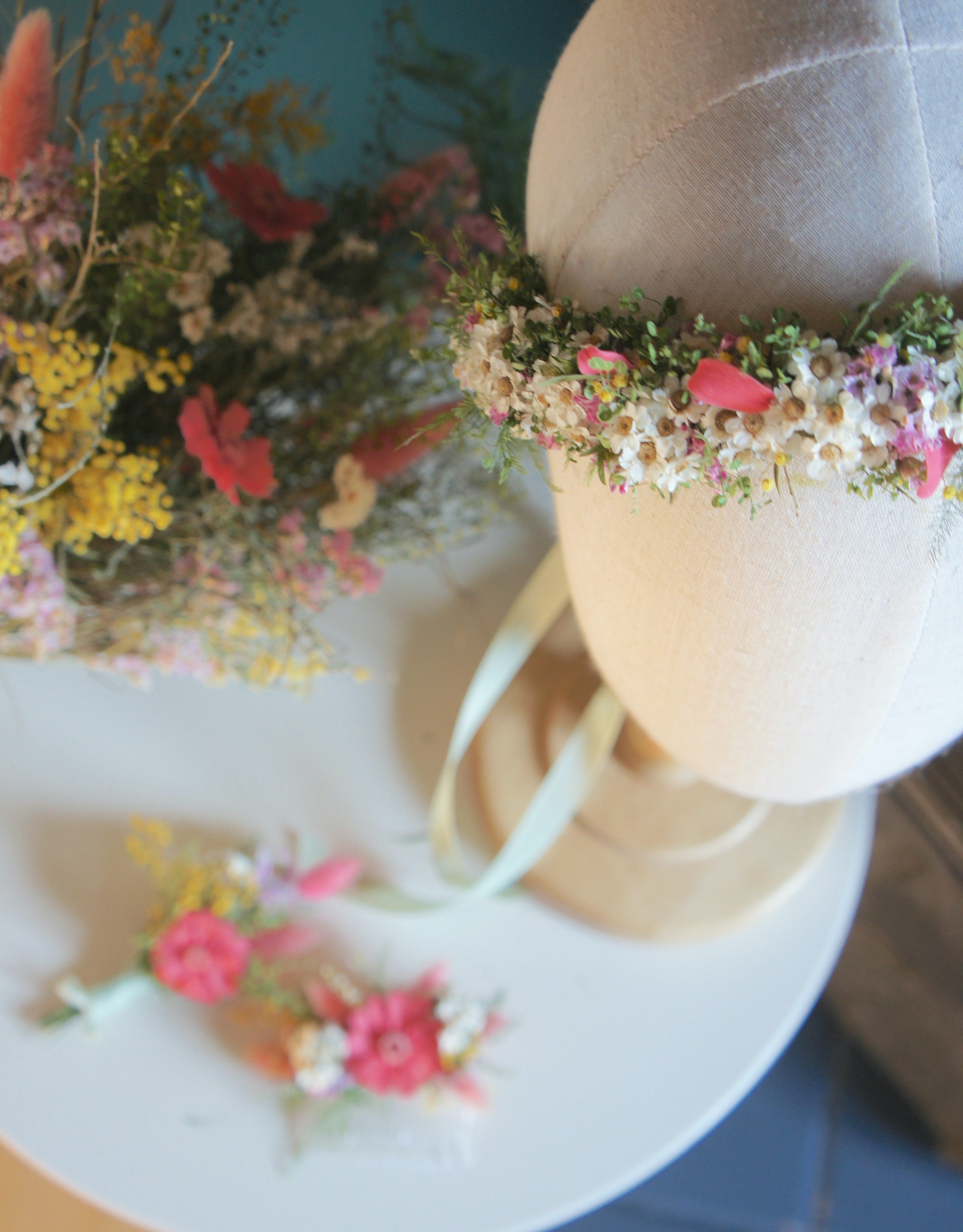 SOMMERGARTEN Trockenblumen / Dried flowers, Stabilisierte Zinnien / Infinity Flowers, Hochzeit / Wedding