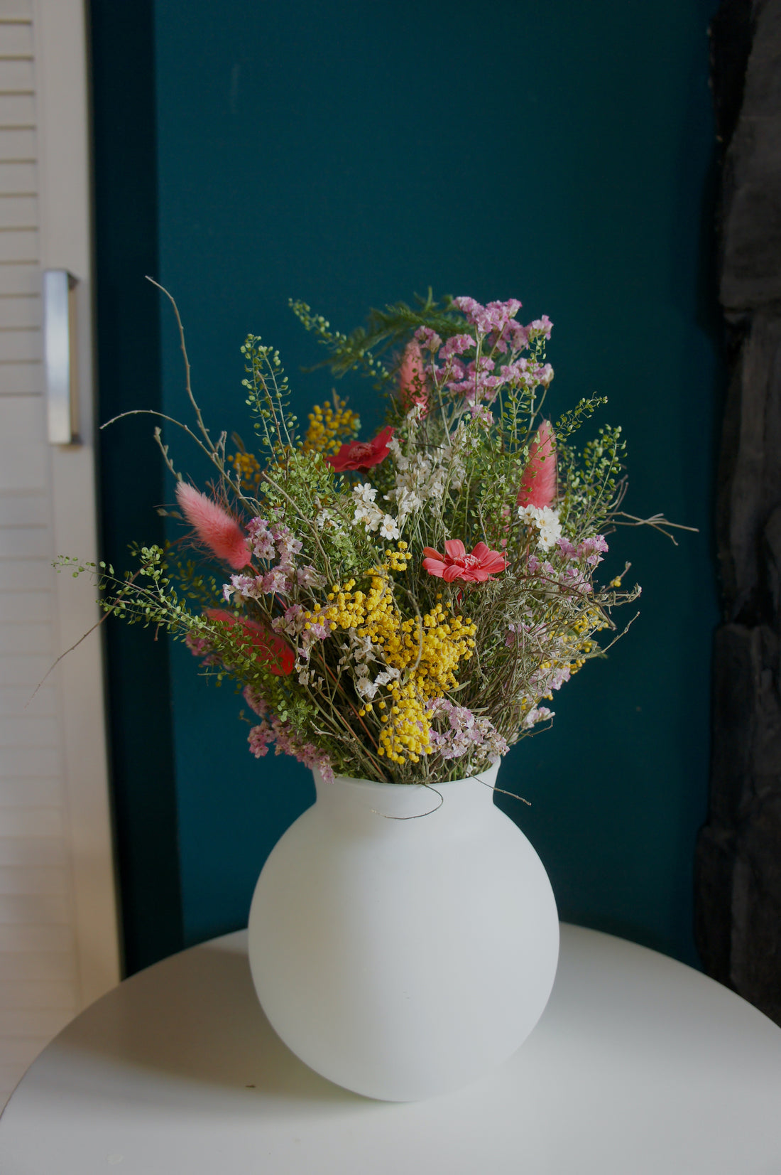 SOMMERGARTEN Trockenblumen / Dried flowers, Stabilisierte Zinnien / Infinity Flowers, Hochzeit / Wedding