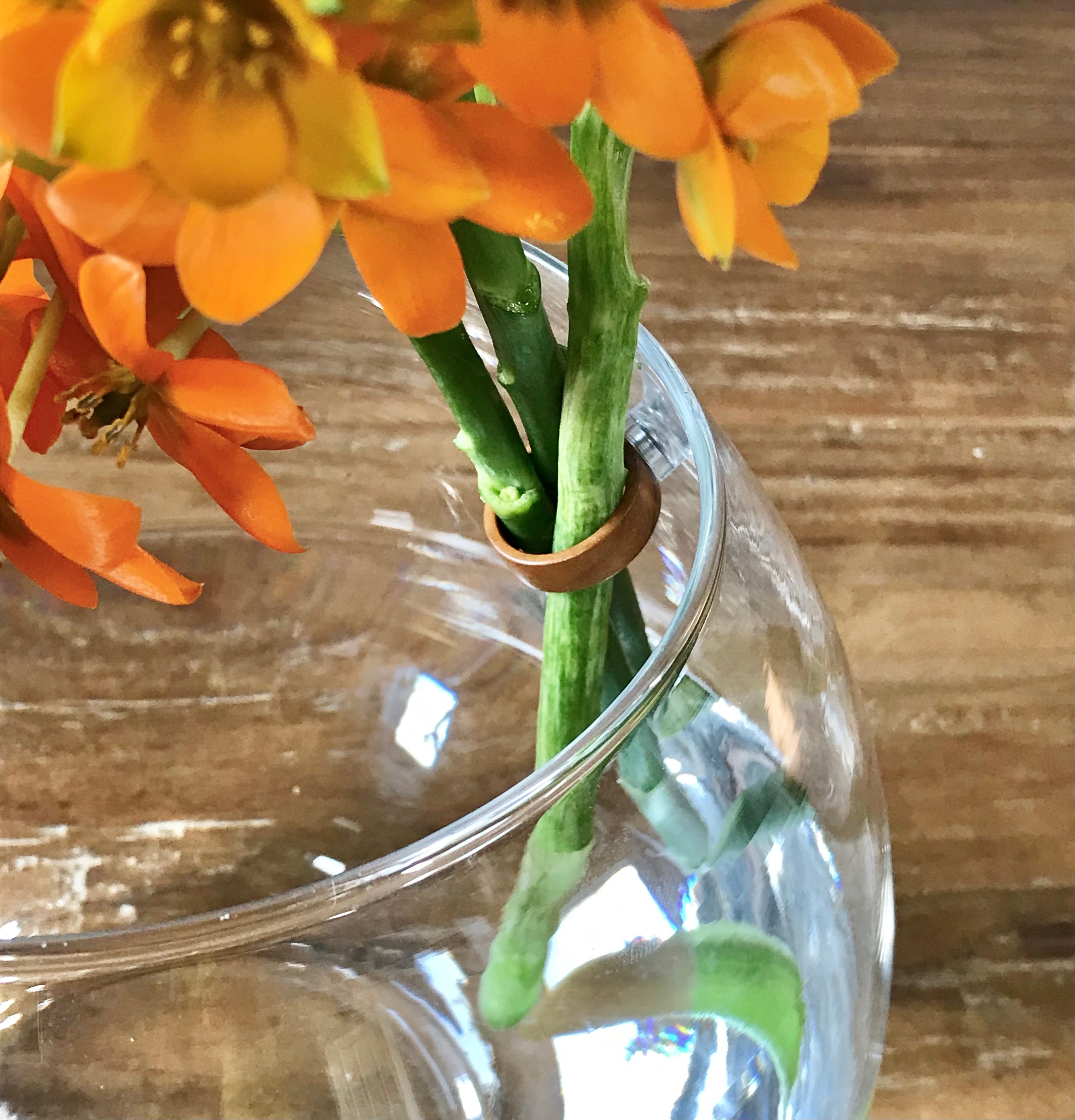 FLOWER RING, Blumenringhalter für Einzelstiele