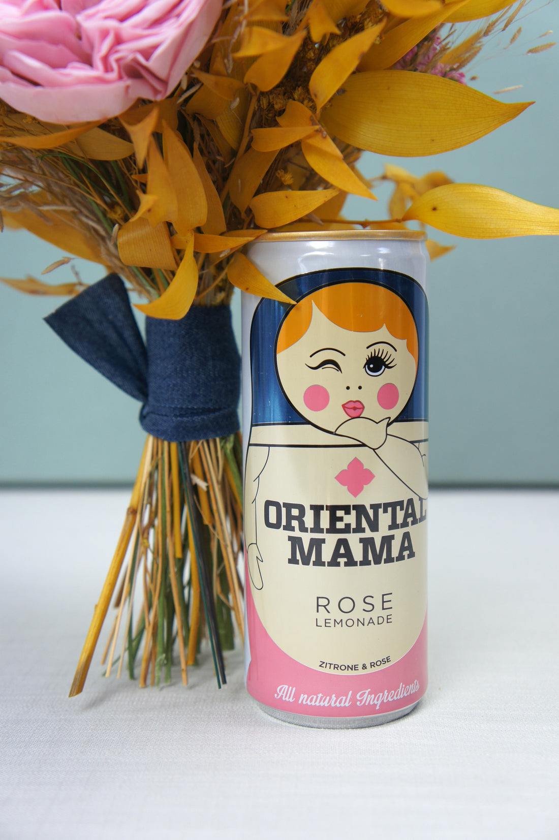 Hey Mama- du wirst gefeiert-Set !  Rosenstrauß/Infinity roses, inkl. Oriental-Mama-Drink
