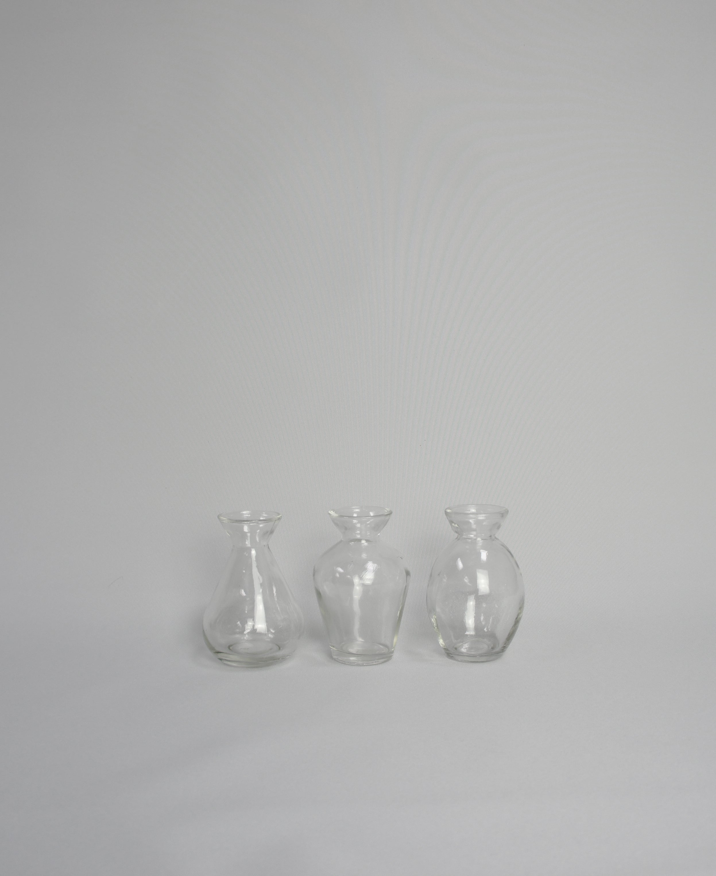 Glasvase, klein, Set 10-tlg. gemischt