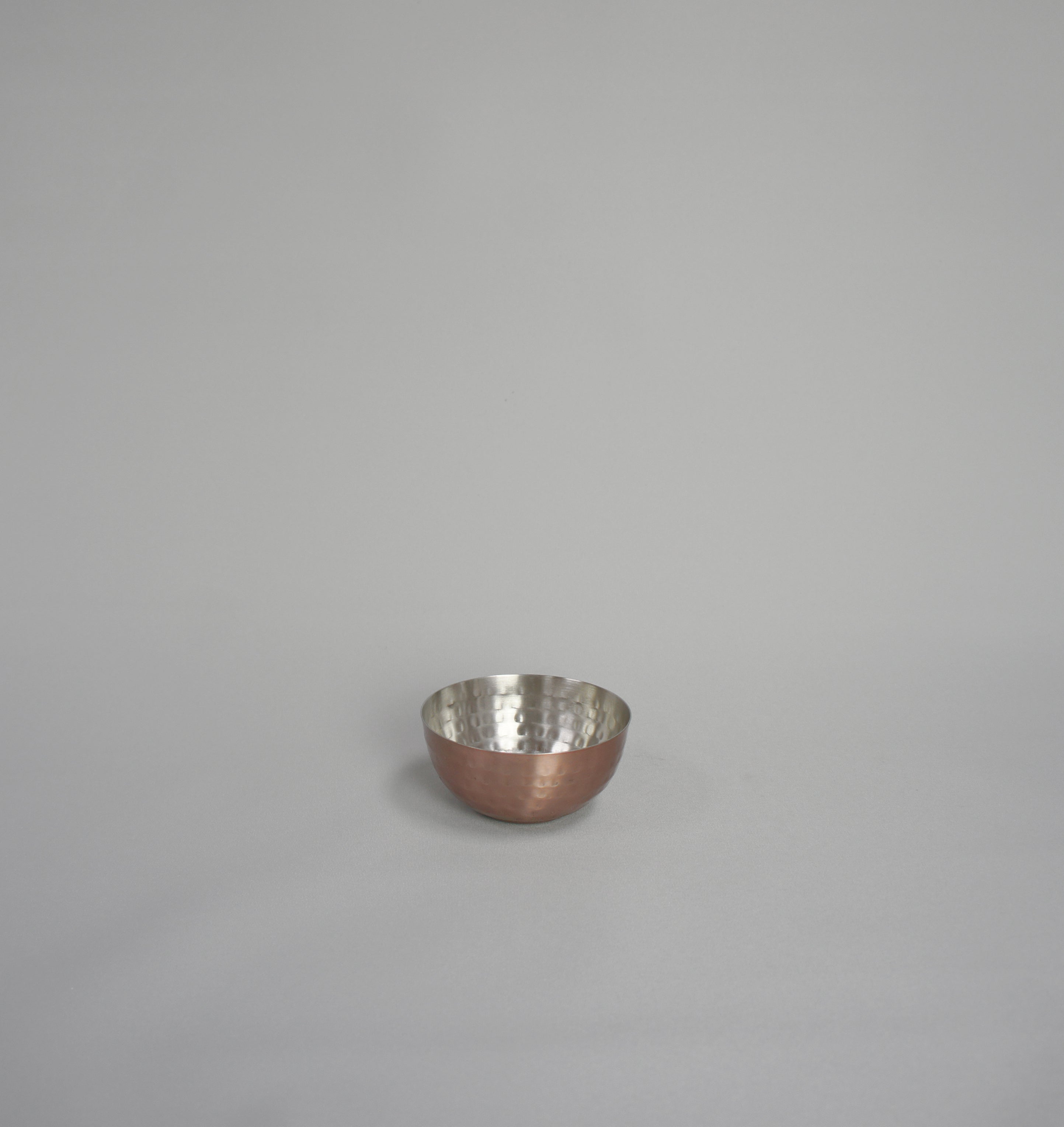 Metallbecher/Vase, Metallschalen, Farbe Roségold