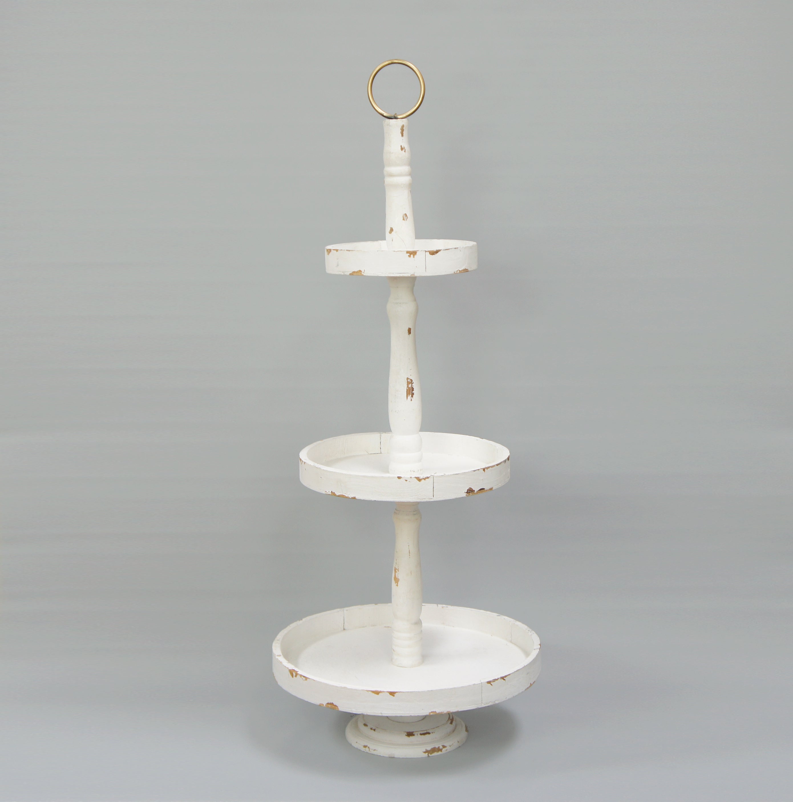 Etagere, Stil Vintage, aus Holz, Höhe 110 cm