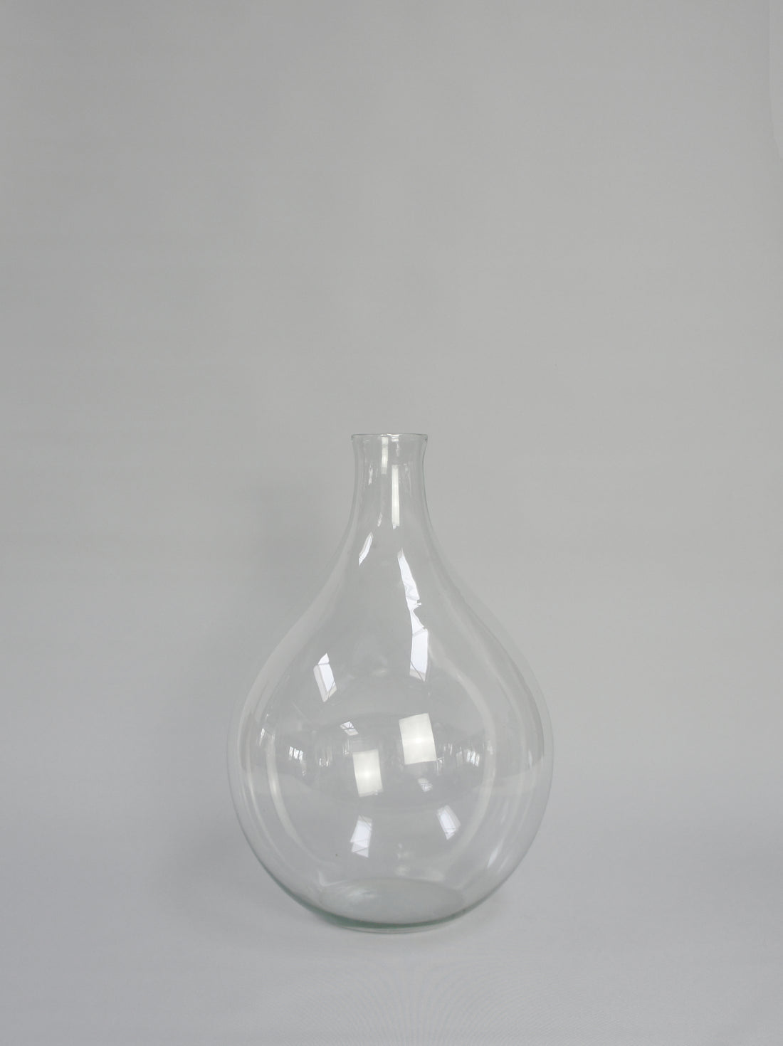 Glasvase Weinballon, Höhe 37 cm