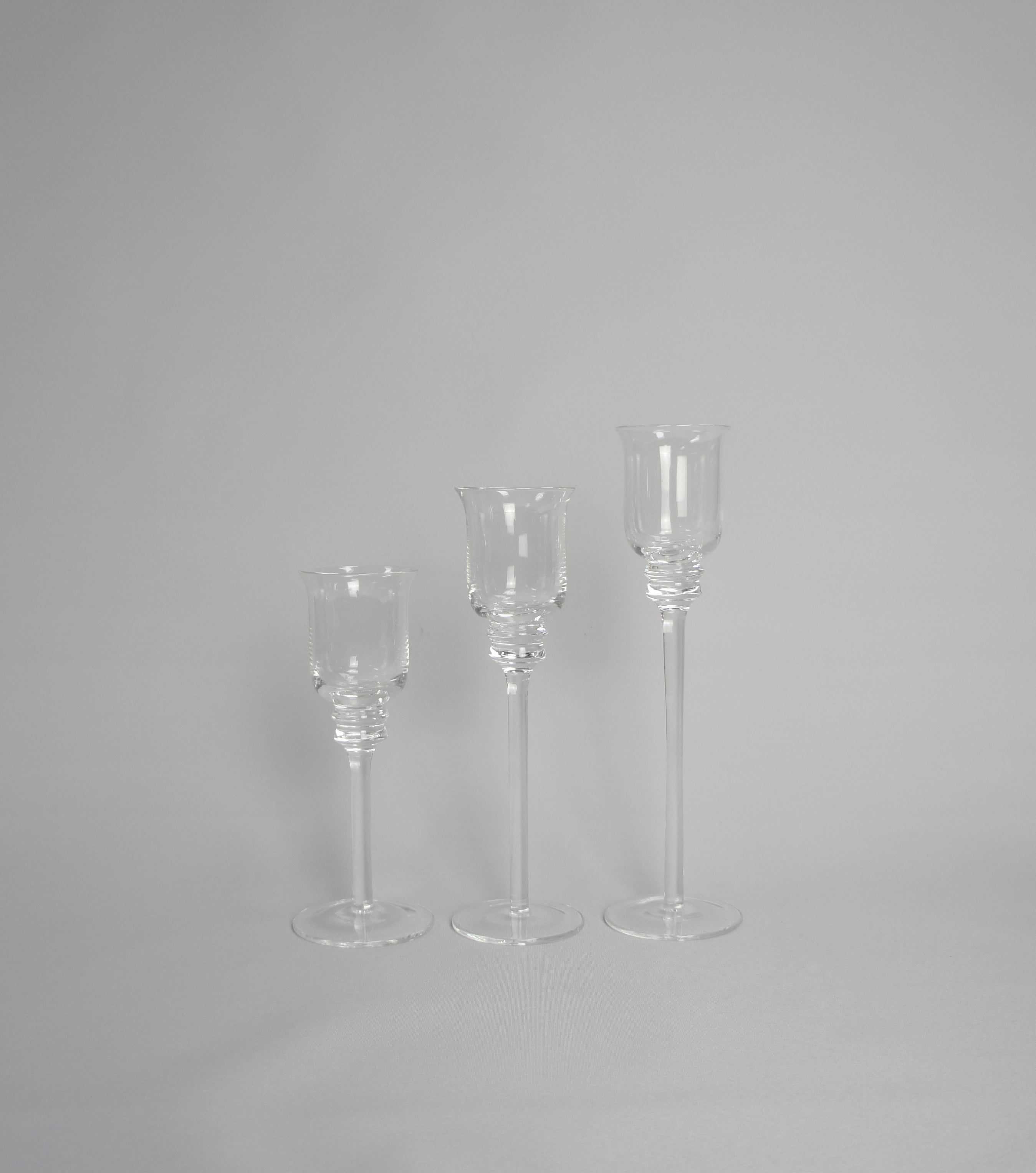 Kerzenglas auf Stiel- Set, 3-tlg.