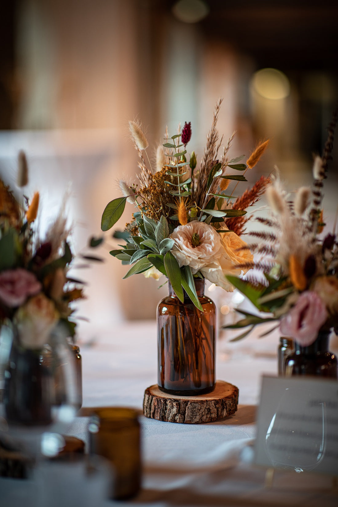 Apothekerflasche, Farbe braun, zylindrisch mit Weithals, in 2 Größen erhältlich