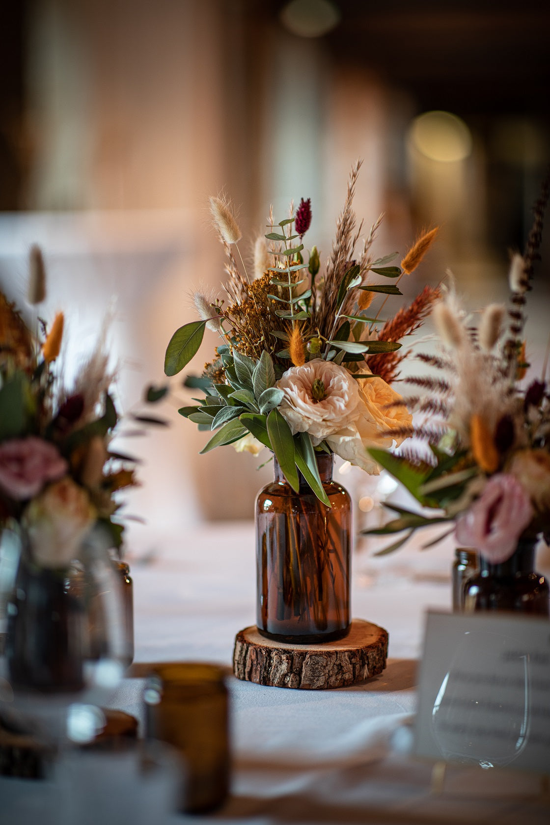Apothekerflasche, Farbe braun, zylindrisch mit Weithals, in 2 Größen erhältlich