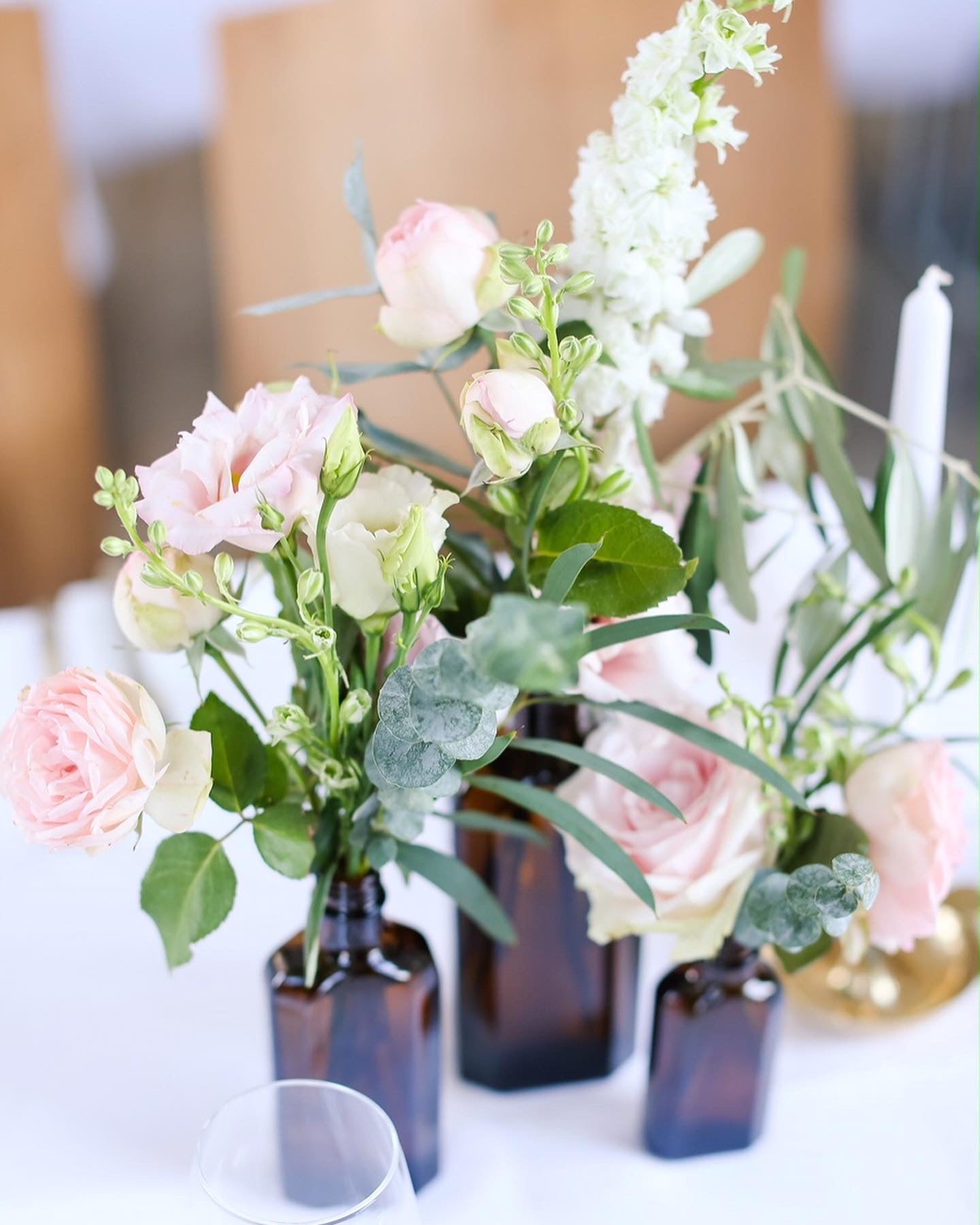 Apothekerflasche, Farbe Braun, flach Ausführung, in 5 Größen erhältlich