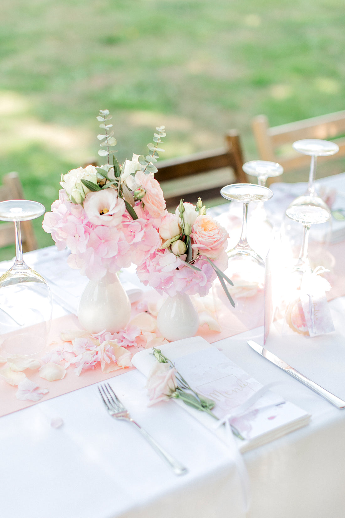 Porzellanvase "Klassik", Farbe Weiß, in 2 Größen