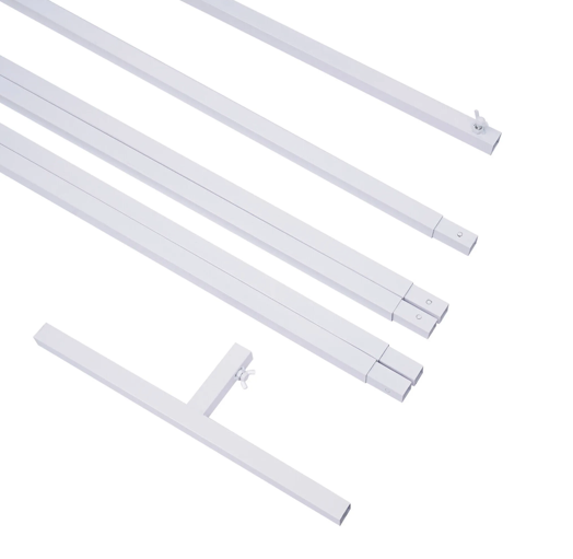 Traubogen aus Metall, Farbe weiß, Stecksystem