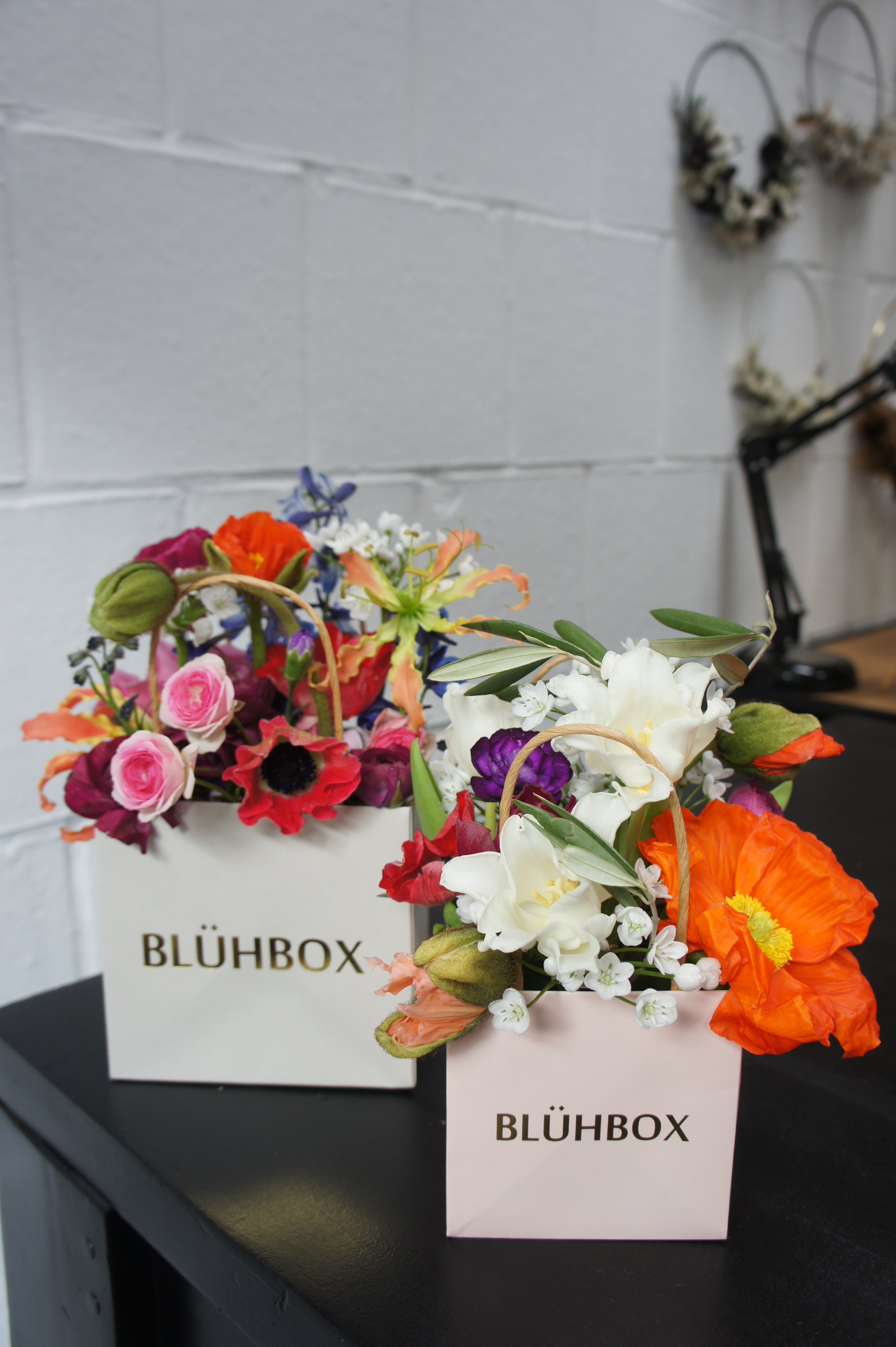 FRESH FLOWER BAG, inkl. Textaufdruck in Farbe Gold
