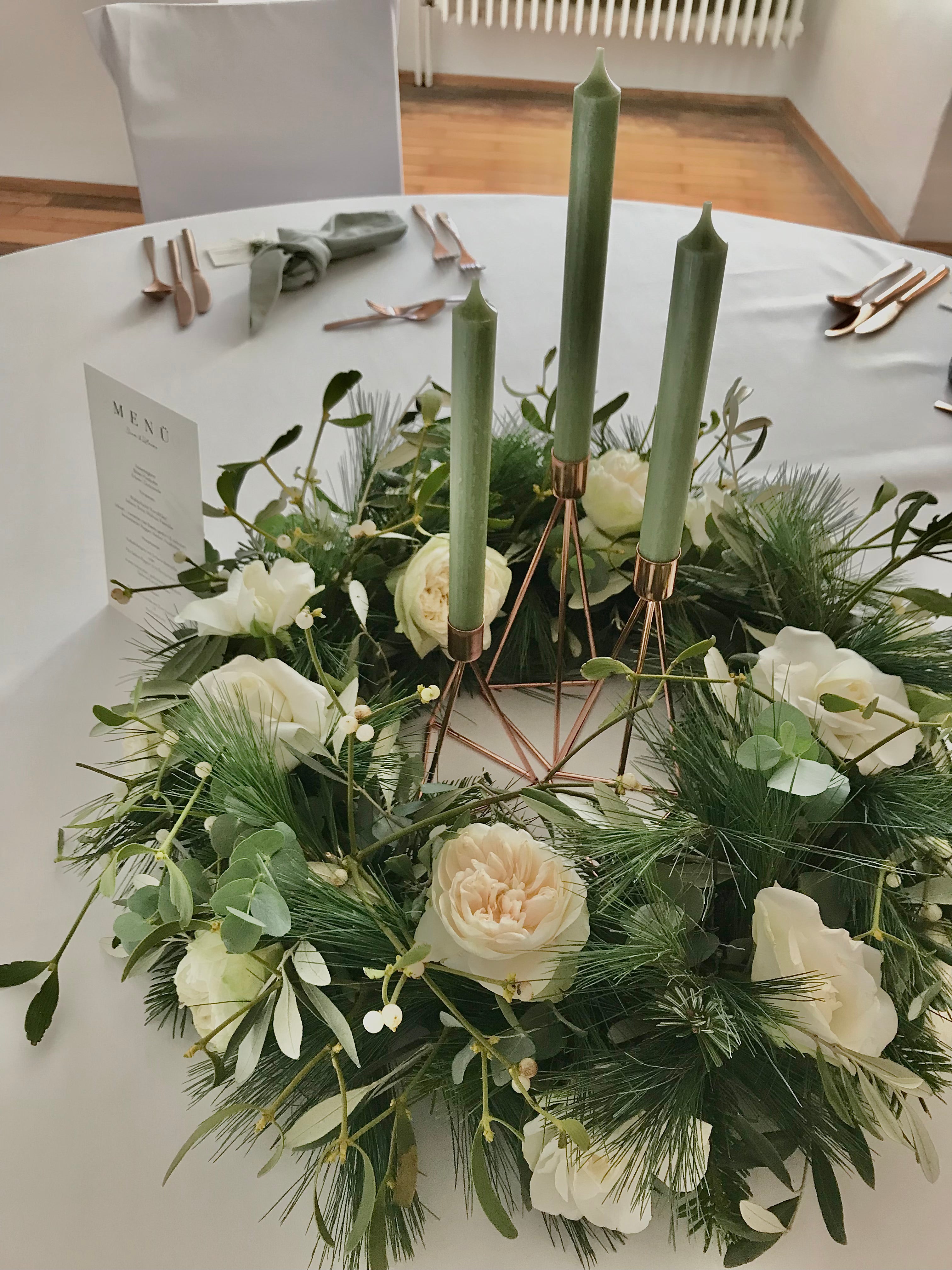 Kerzenhalter "Geo", 2er Set, Farbe Roségold