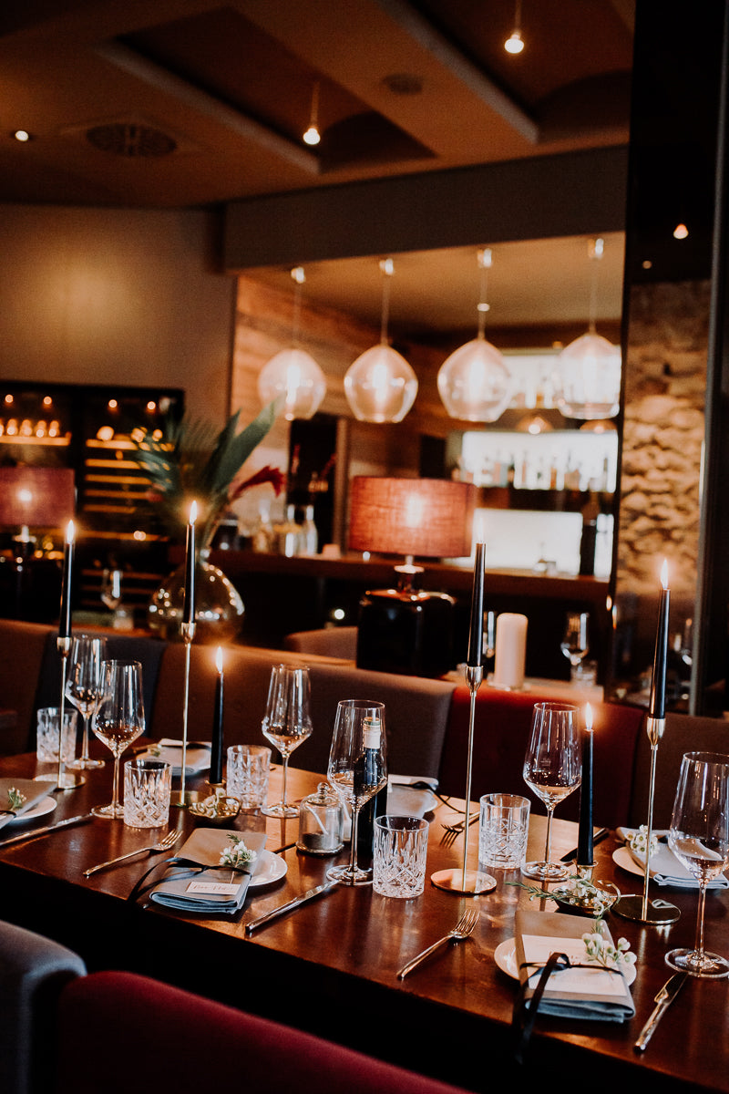 Kerzenhalter-Set, 3-tlg., Farbe Rotgold