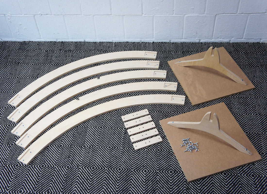 Traubogen aus Holz, rund, Durchmesser 200 cm