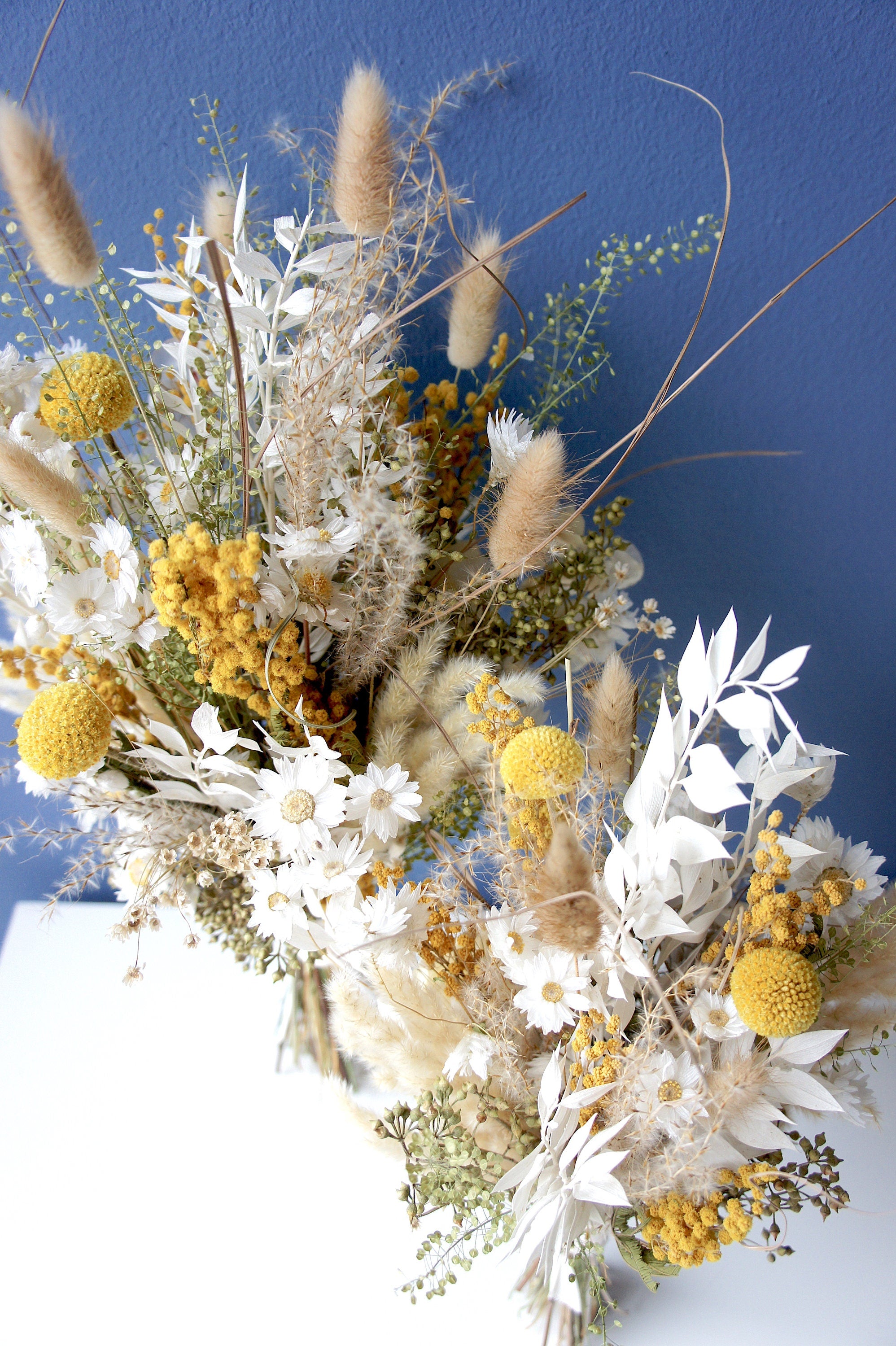 Serie HELLO SUNSHINE, Brautstrauß, Trockenblumen, Bride bouquet, dried flowers