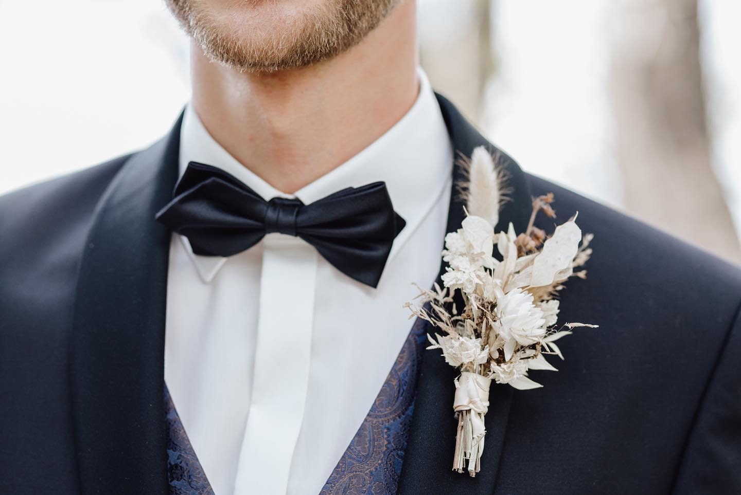 Serie BOHO SUMMER, Trockenblumen, Dried flowers, Brautstrauß, Reversschmuck & Haarkamm