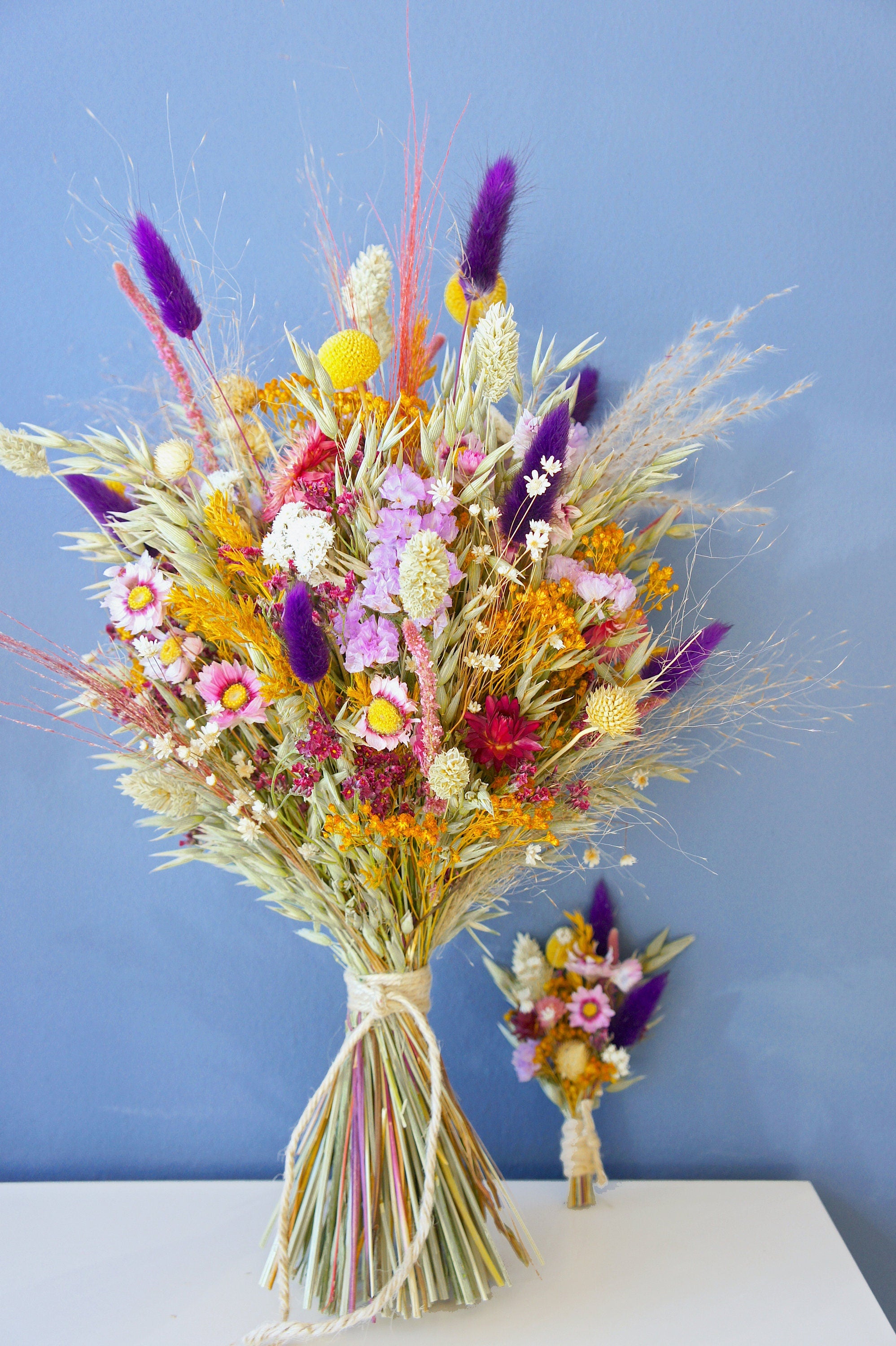 Serie SOMMERLIEBE & HONIGMUND, Trockenblumen, Dried flowers