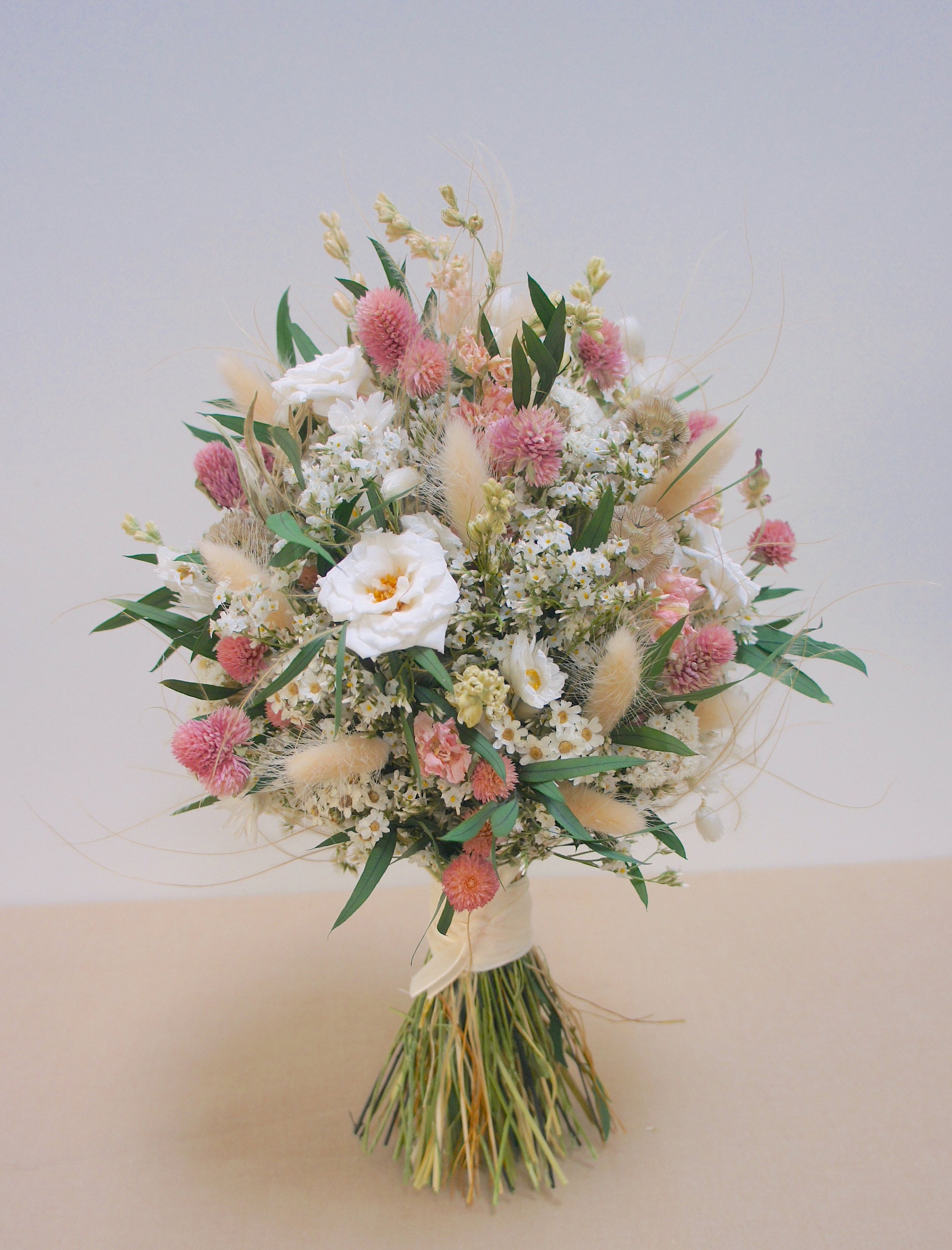 Serie FREUDENTAG, Trockenblumen / Dried flowers, Stabilisierte Rosen / Infinity roses, Hochzeit / Wedding