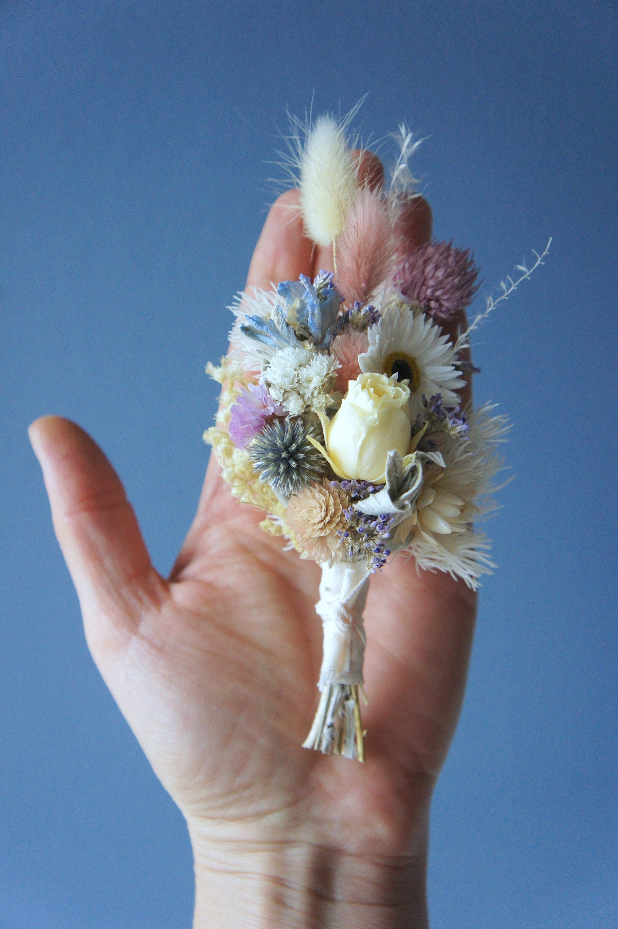 Serie LOLLY POP, Haarkranz, Haarreif, Haarkamm, Reversschmuck, Trockenblumen, Dried flower products