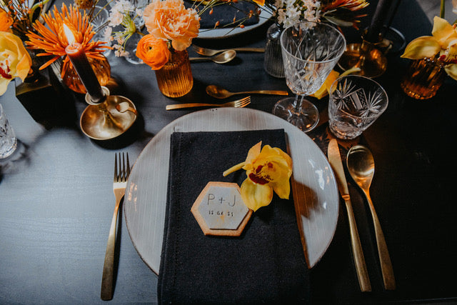 Deko-Komplett-Paket MANGO & BLACK für Selbstabhole_innen