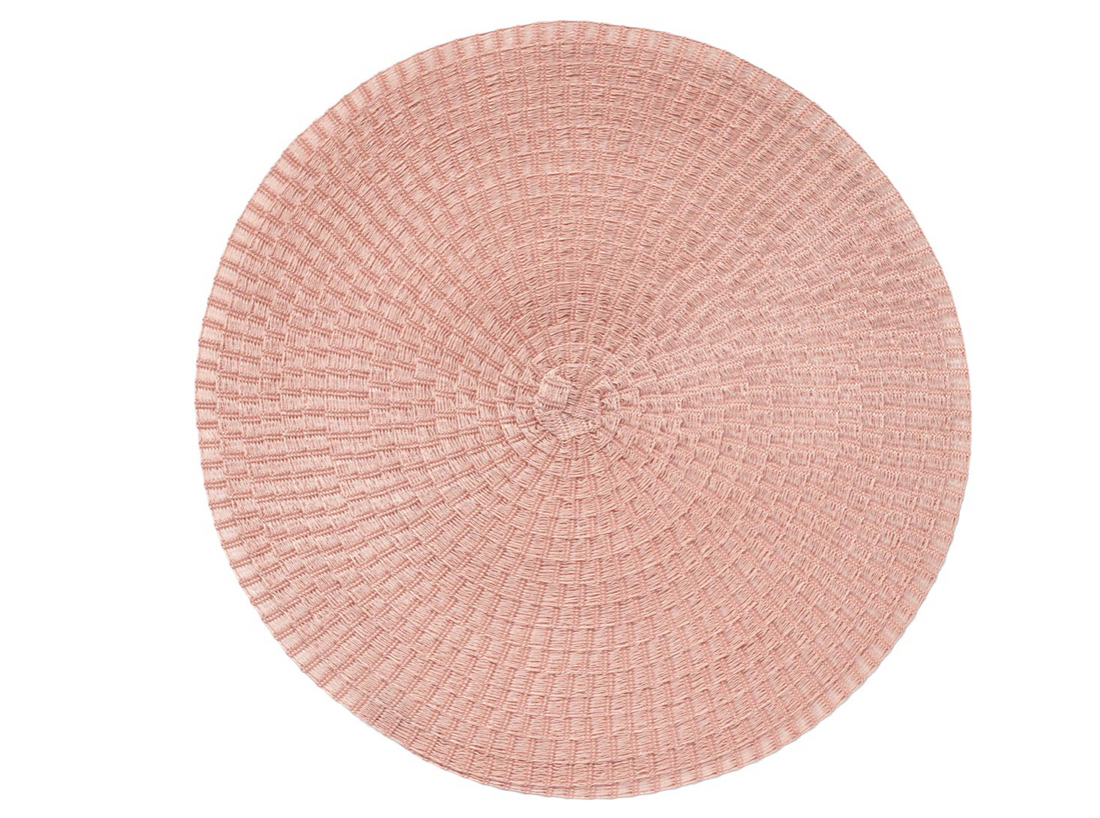 Tischset/Platzset, rund 35 cm, Farbe Rosé