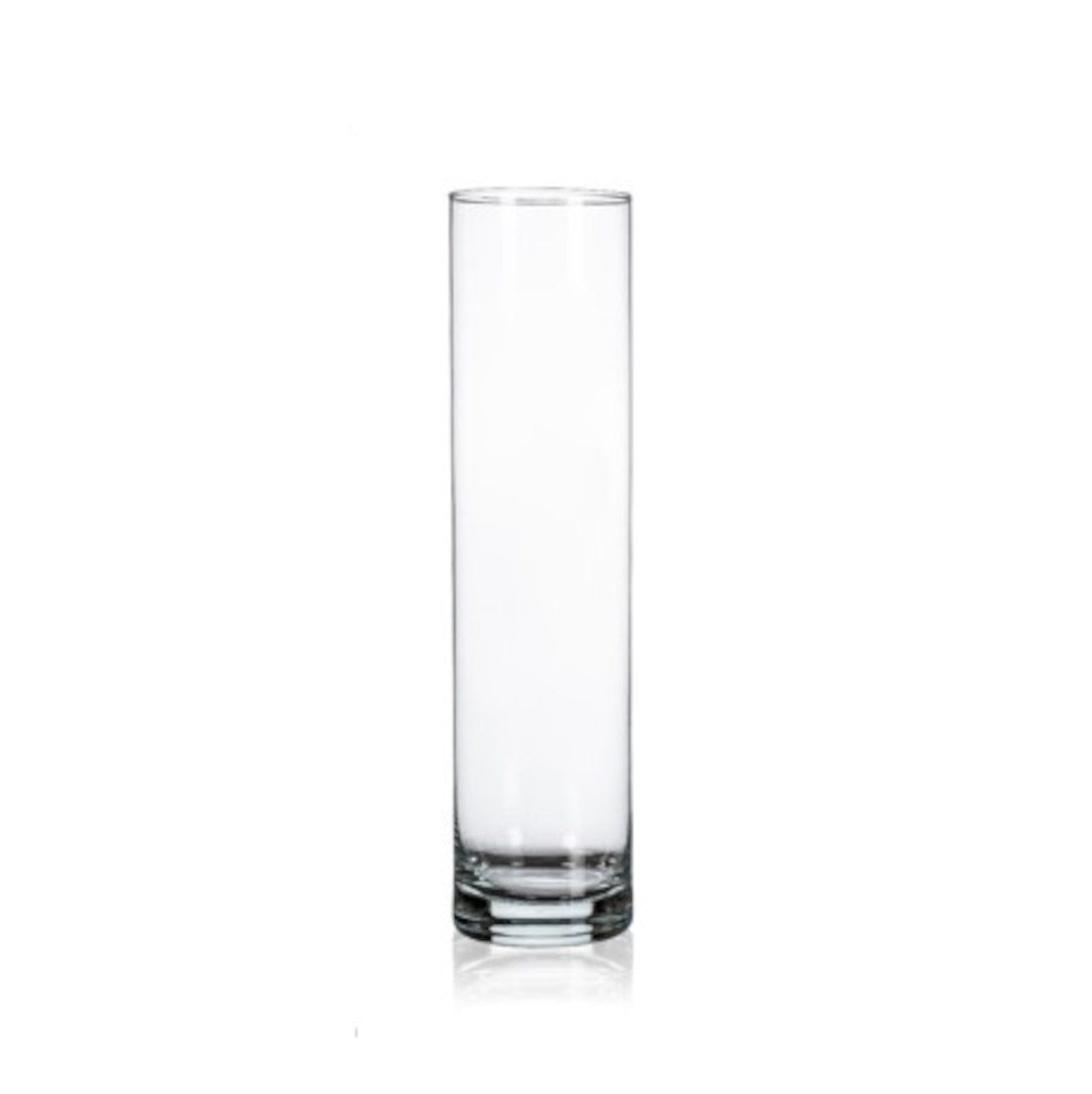 Glasvase zylindrisch / 5 cm Durchmesser, Höhe 20 cm