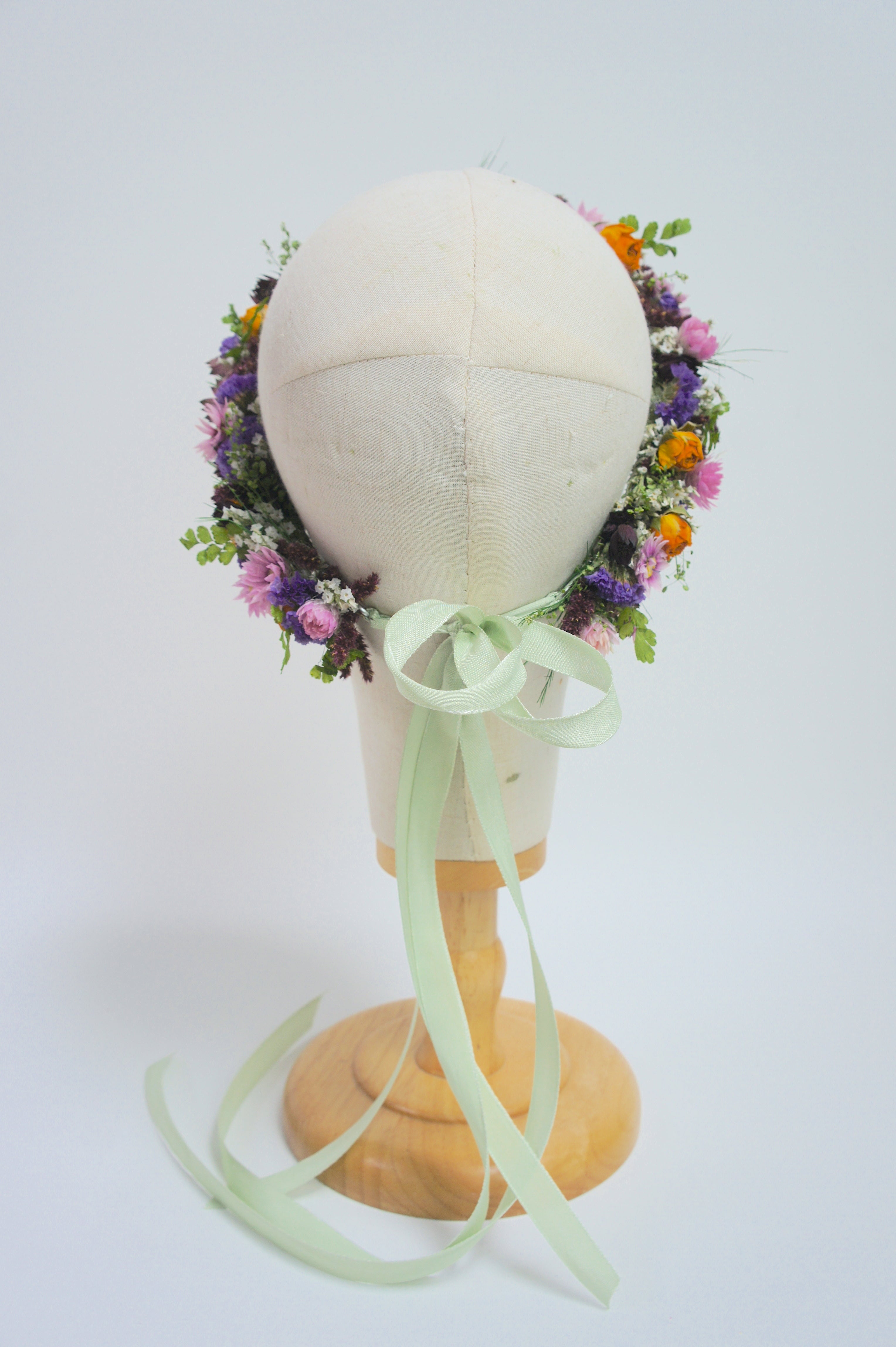 MARIE &amp; DER SOMMER- unsere neue Trockenblumenserie mit Brautstrauß, Haarkranz und Reversschmuck