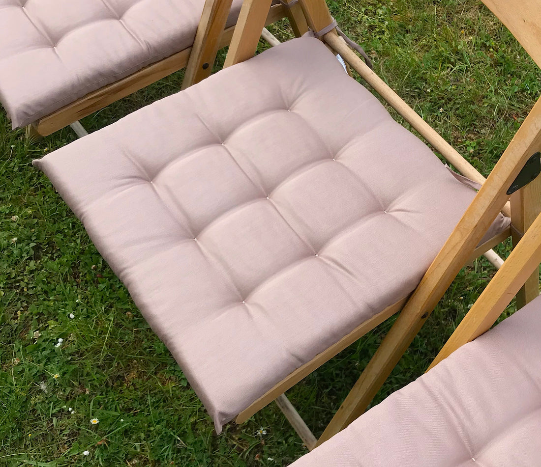 Sitzkissen, Farbe Nude, 40 x 40 cm