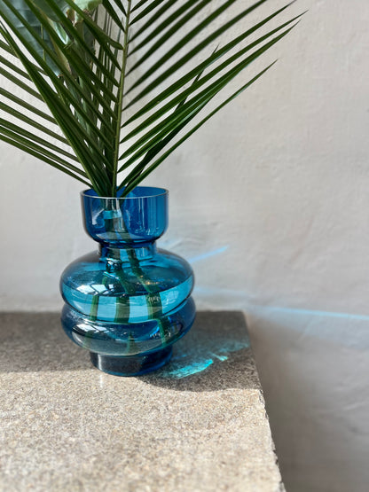 Glasvase, Farbe Blau, erhältlich in 2 Größen