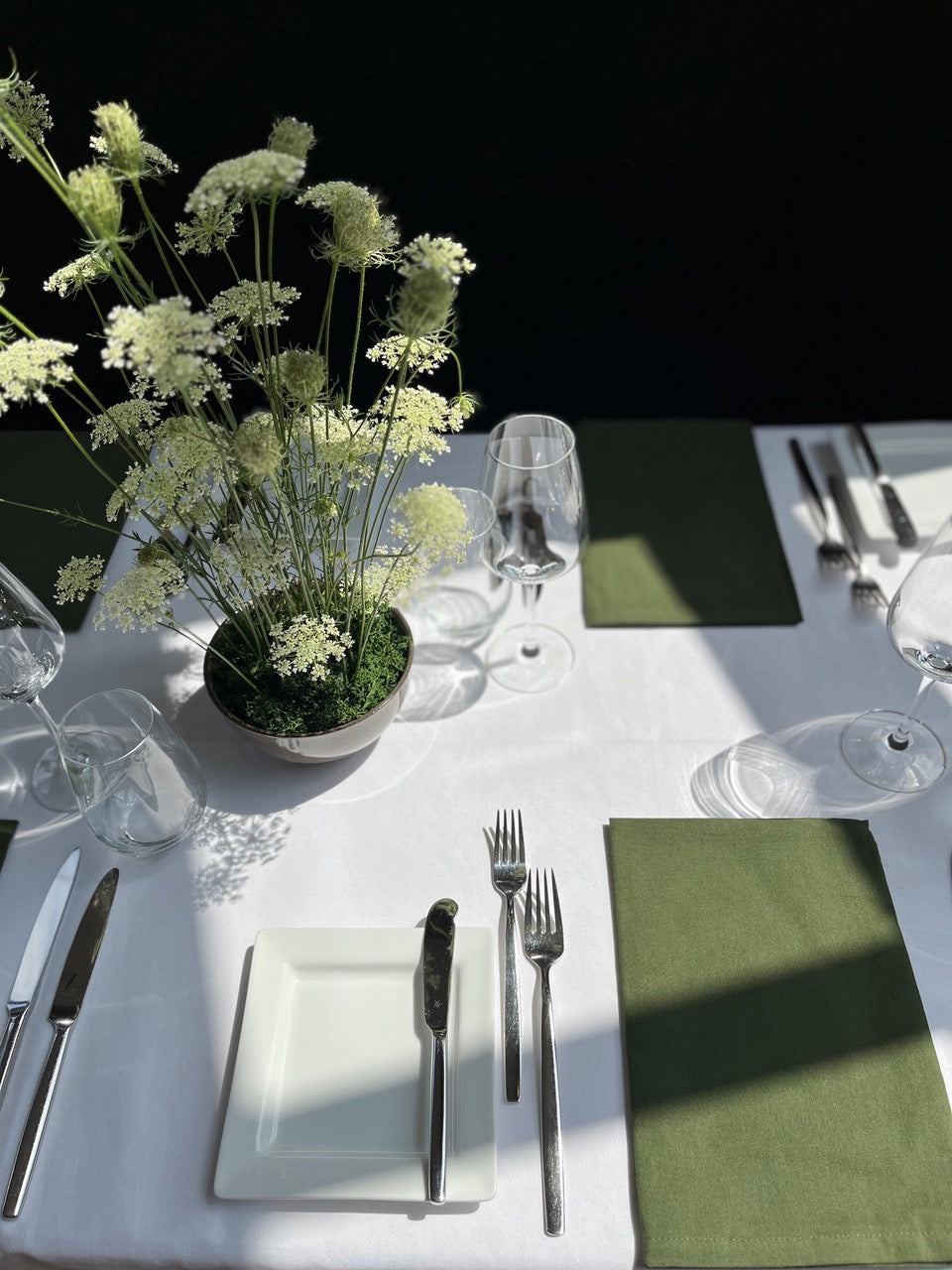 Serviette aus Baumwolle, erhältlich in 10 Farben