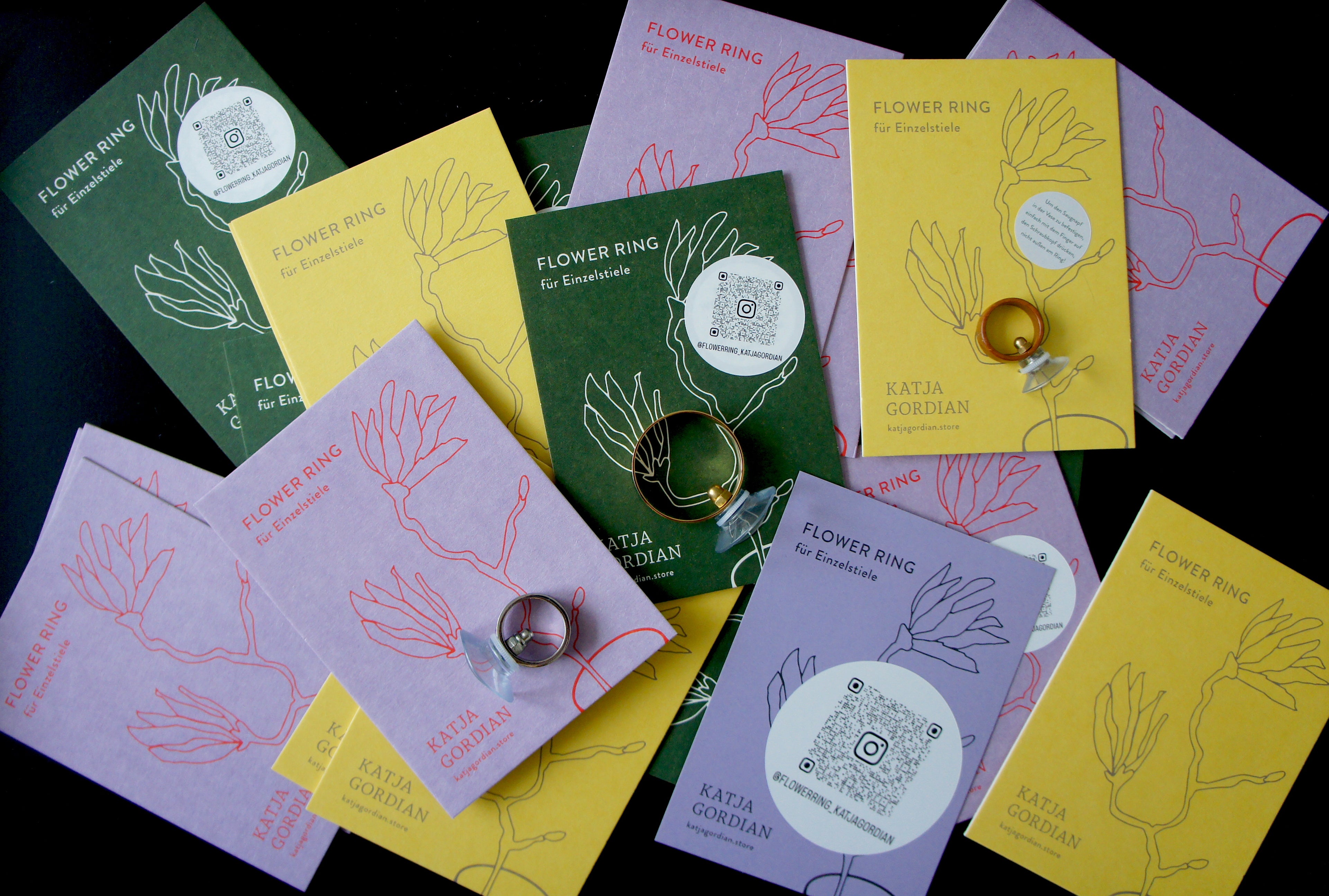 FLOWER RING, Blumenringhalter für Einzelstiele