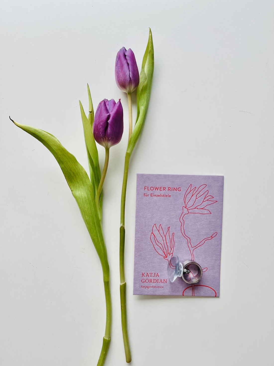 FLOWER RING, Blumenringhalter für Einzelstiele