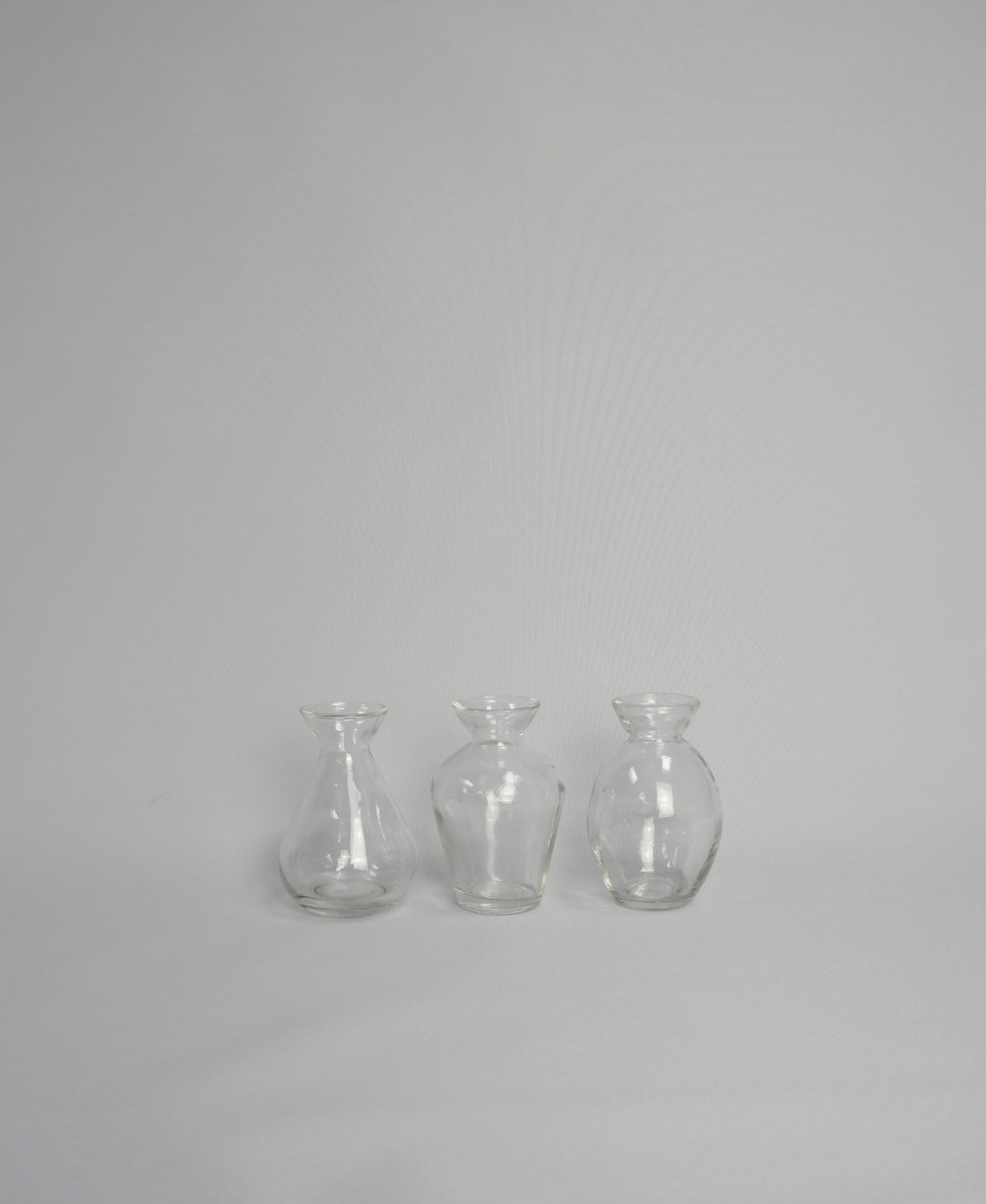 Glasvase, klein, Set 10-tlg. gemischt