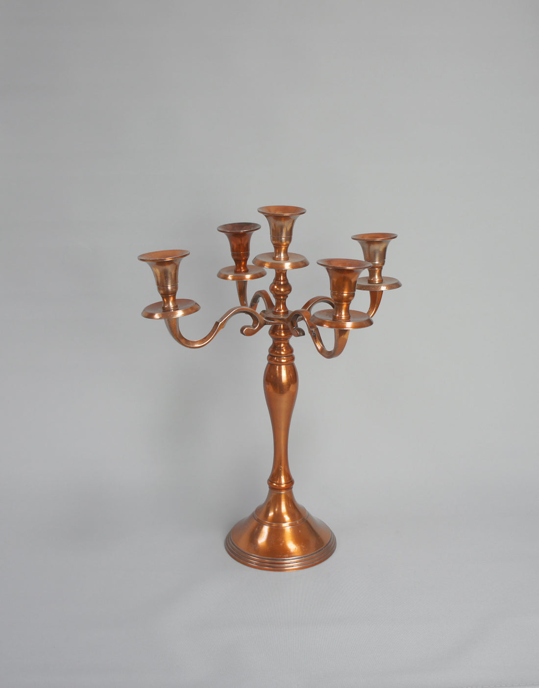 Kerzenleuchter 5-armig, Farbe Kupfer, Höhe 40 cm