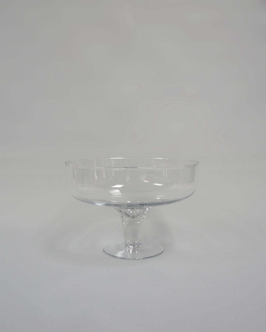 Glasschale auf Fuß, in 2 Größen