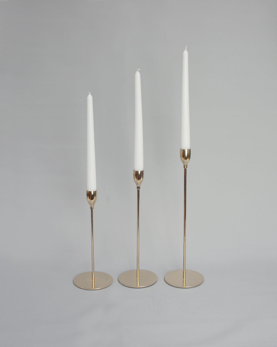 Kerzenhalter-Set, 3-tlg., Farbe Rotgold