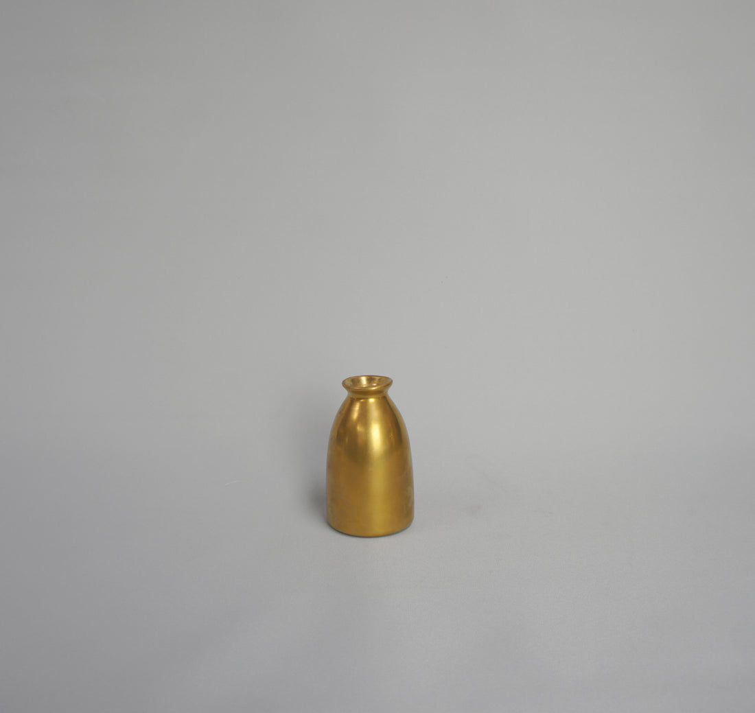 Keramikvase klein, in 2 Farben: Schwarz und Gold