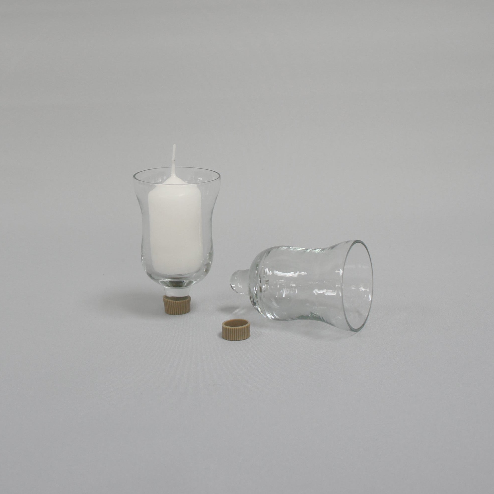 Glasaufsatz für Kerzenständer, 5 Stück im Set, exkl. Kerzen
