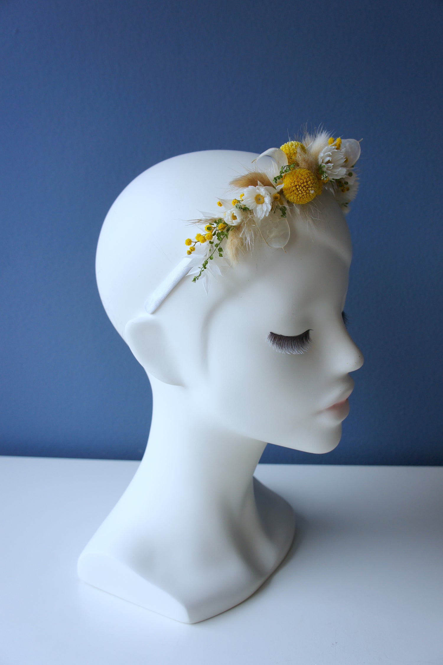 HELLO SUNSHINE Trockenblumenhaarkranz, Haarreif, Dried flower crown, Trockenblumen