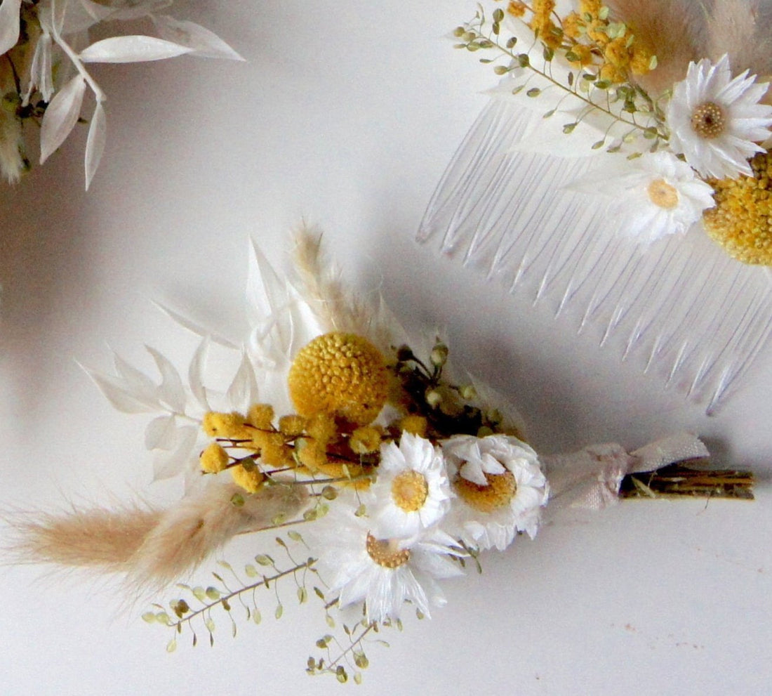 Serie HELLO SUNSHINE, Reversschmuck, Trockenblumen, Dried flower , Flowers for groom, Flower Pin, Reversschmuck für Bräutigam, Boutonniere