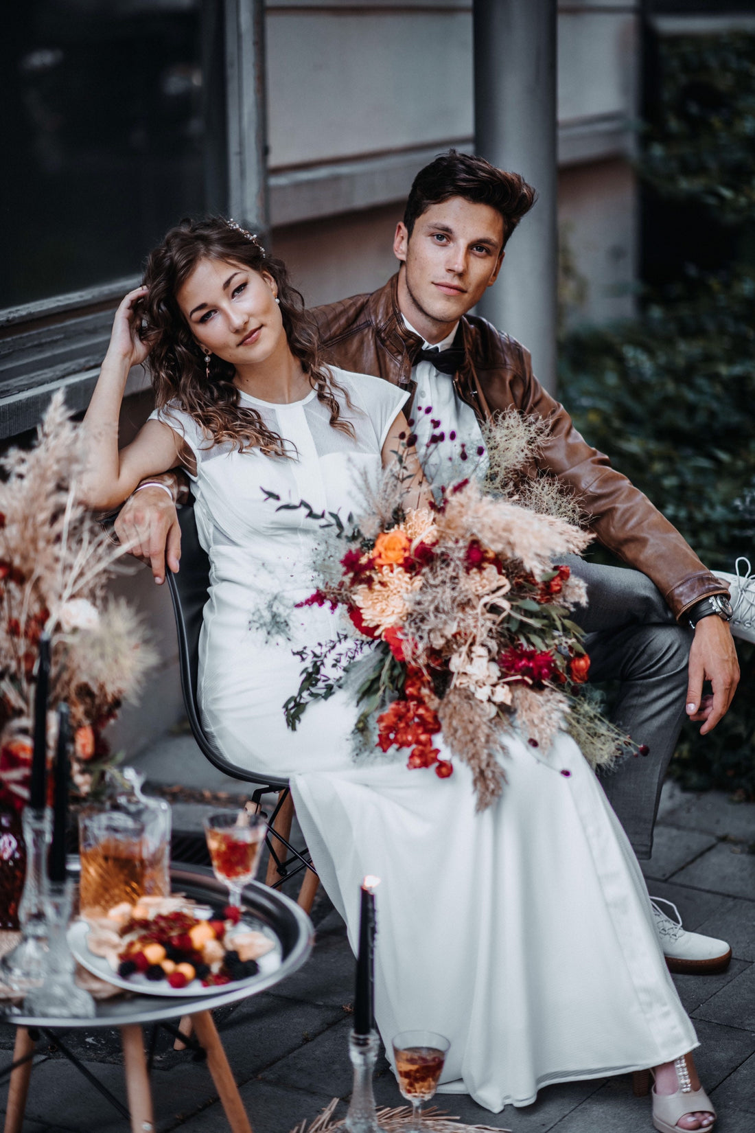 Serie LOVE in THE CITY, Brautstrauß, Reversschmuck, Vasenstrauß, Trockenblumen, stabilisierte Blumen/ Dried flowers, Preserving flowers