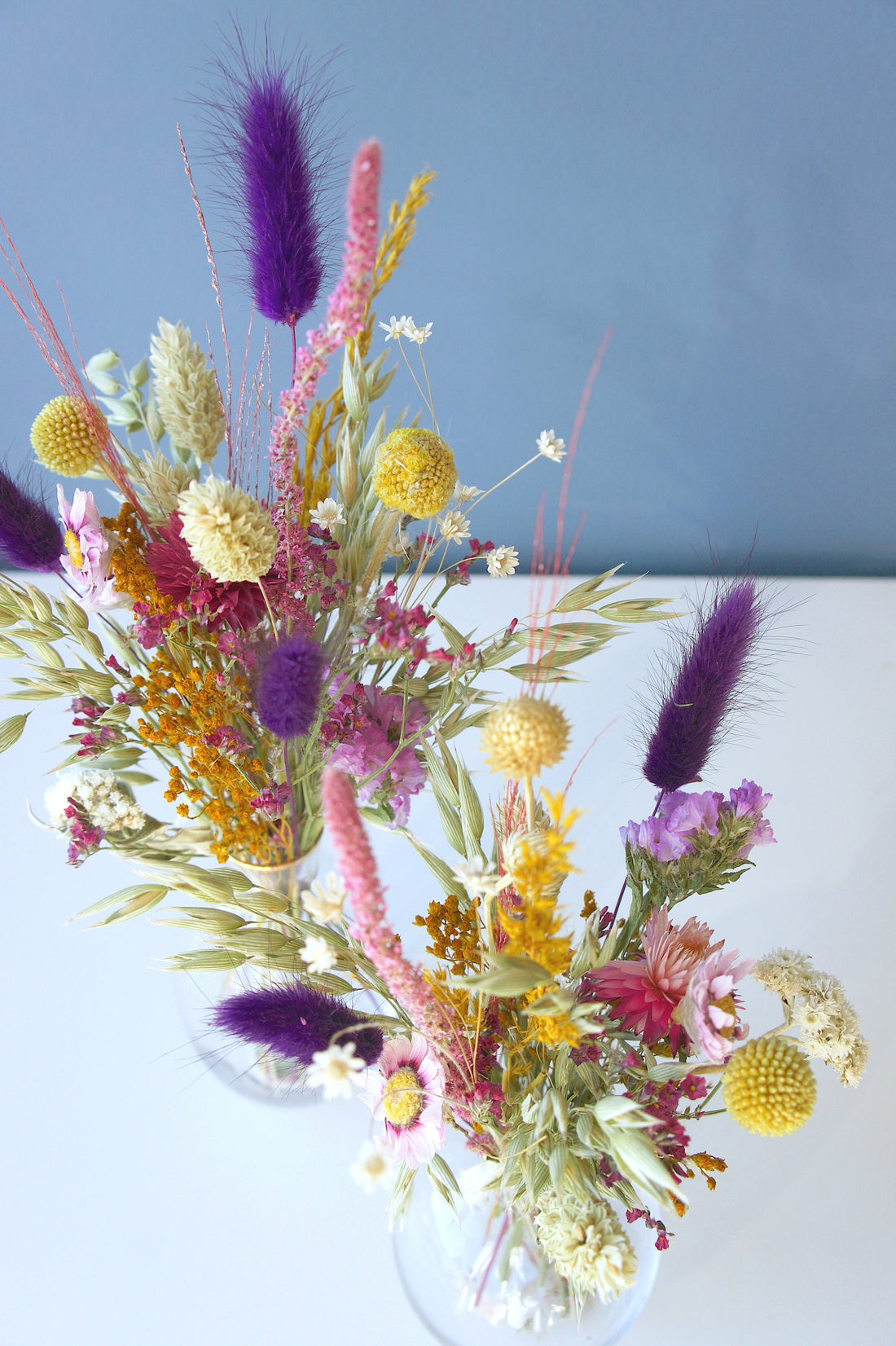 Serie SOMMERLIEBE & HONIGMUND, Trockenblumen, Einzelstiele, ungebunden, DIY-Set