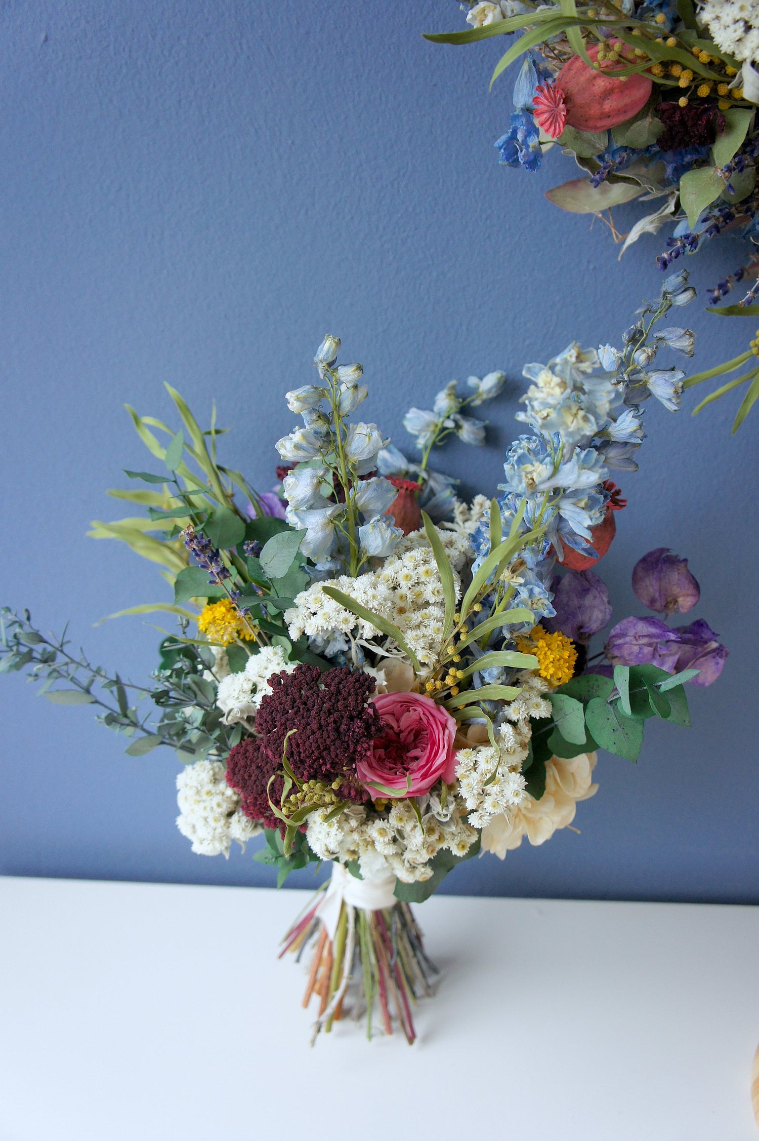 Serie &quot;KOMM, wir GEHEN HEIRATEN&quot;, Trockenblumen / Dried flowers, Stabilisierte Rosen / Infinity roses, Hochzeit / Wedding