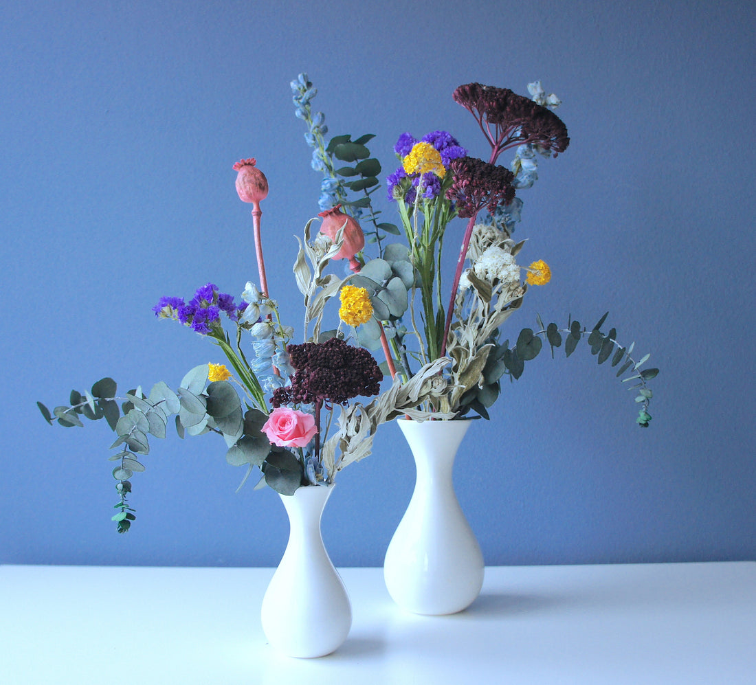Serie &quot;KOMM, wir GEHEN HEIRATEN&quot;, Einzelstiel-Set, ungebunden, Trockenblumen / Dried flowers